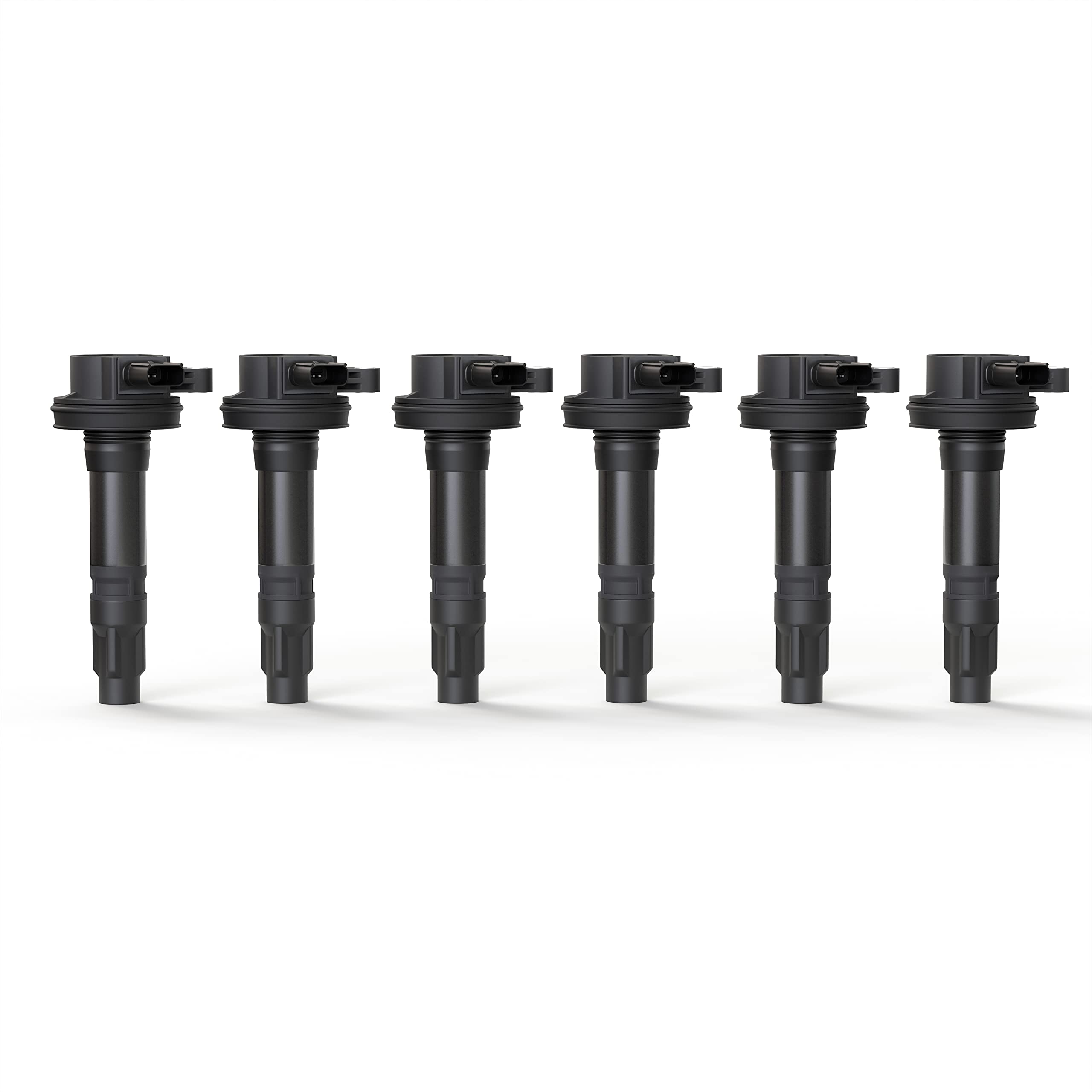 Ignition Coil Pack Set Of 6 - Compatible With Ford, Mercury, Mazda & Lincoln Vehicles - 3.5L, 3.7L V6 Edge, F150, Explorer, Must