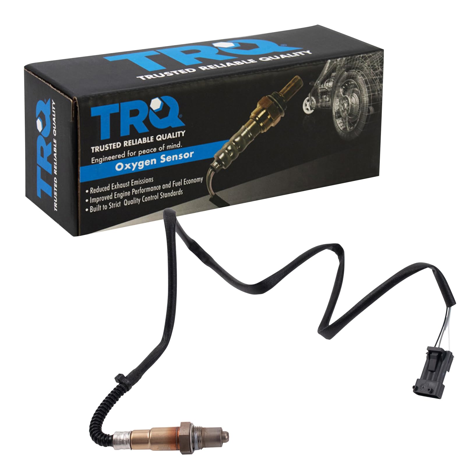 Trq Oxygen Sensor O2 Direct Fit Heated 4 Wire For Saab 9-3 Saturn L Series Volvo