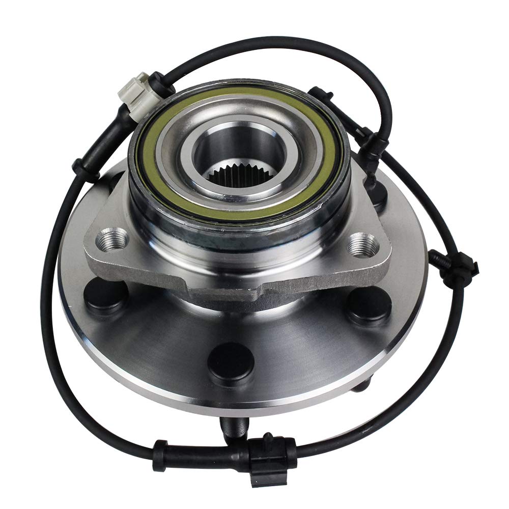 Autoround 515036 Front Wheel Hub And Bearing Assembly For 4X4 4Wd Chevy Silverado, Tahoe, Avalanche, Suburban, Express 1500, Gmc