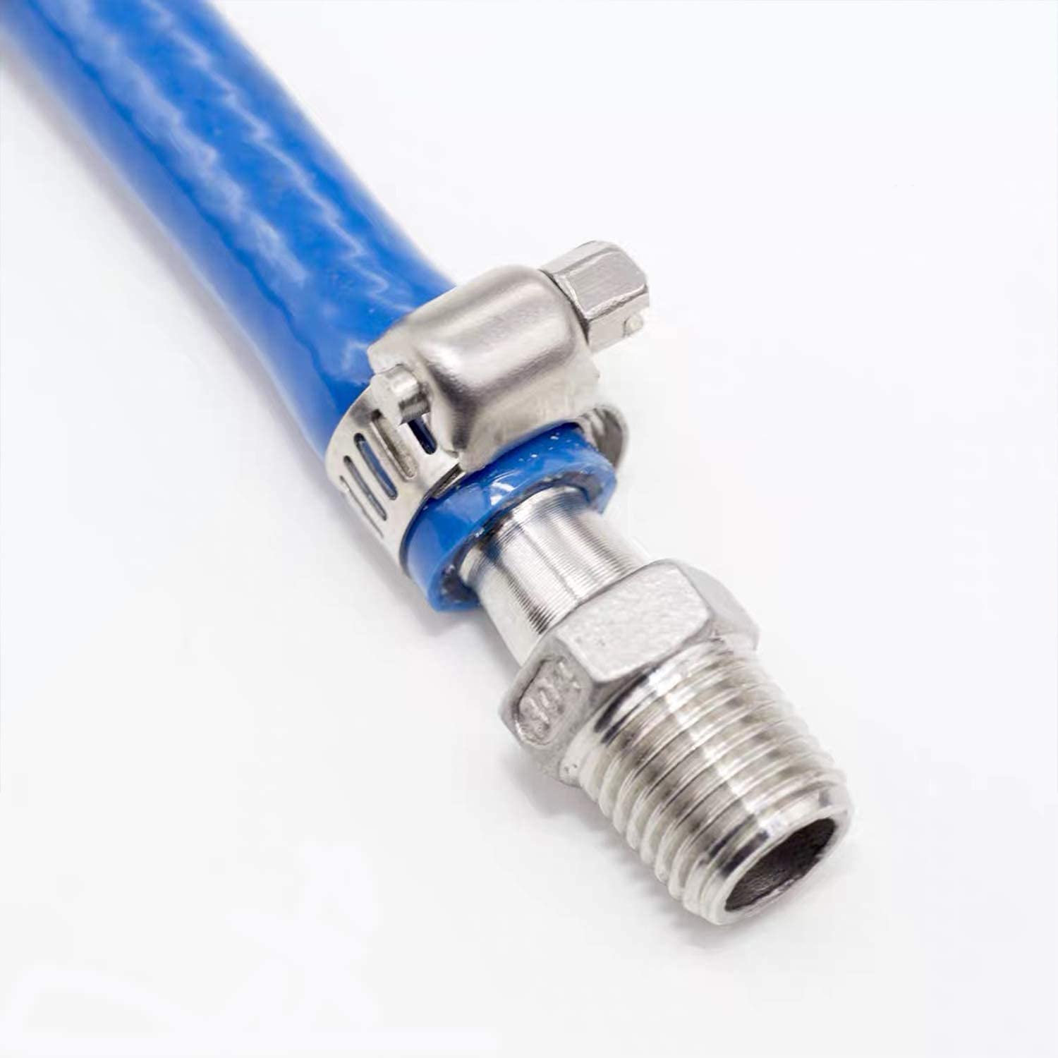 Zipcci Hose Clamp, 25 Pack Stainless Steel Worm Gear Fuel Line Hose Clamps, 13-19Mm (1/2-3/4 Inch)