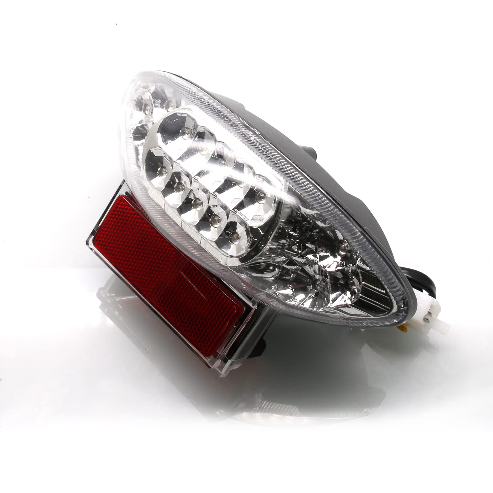 Mzs Motorcycle Tail Light Led Integrated Turn Signal Blinker Clear Compatible With Hayabusa Gsx1300R Gsxr1300 1999-2007 / Gsx600
