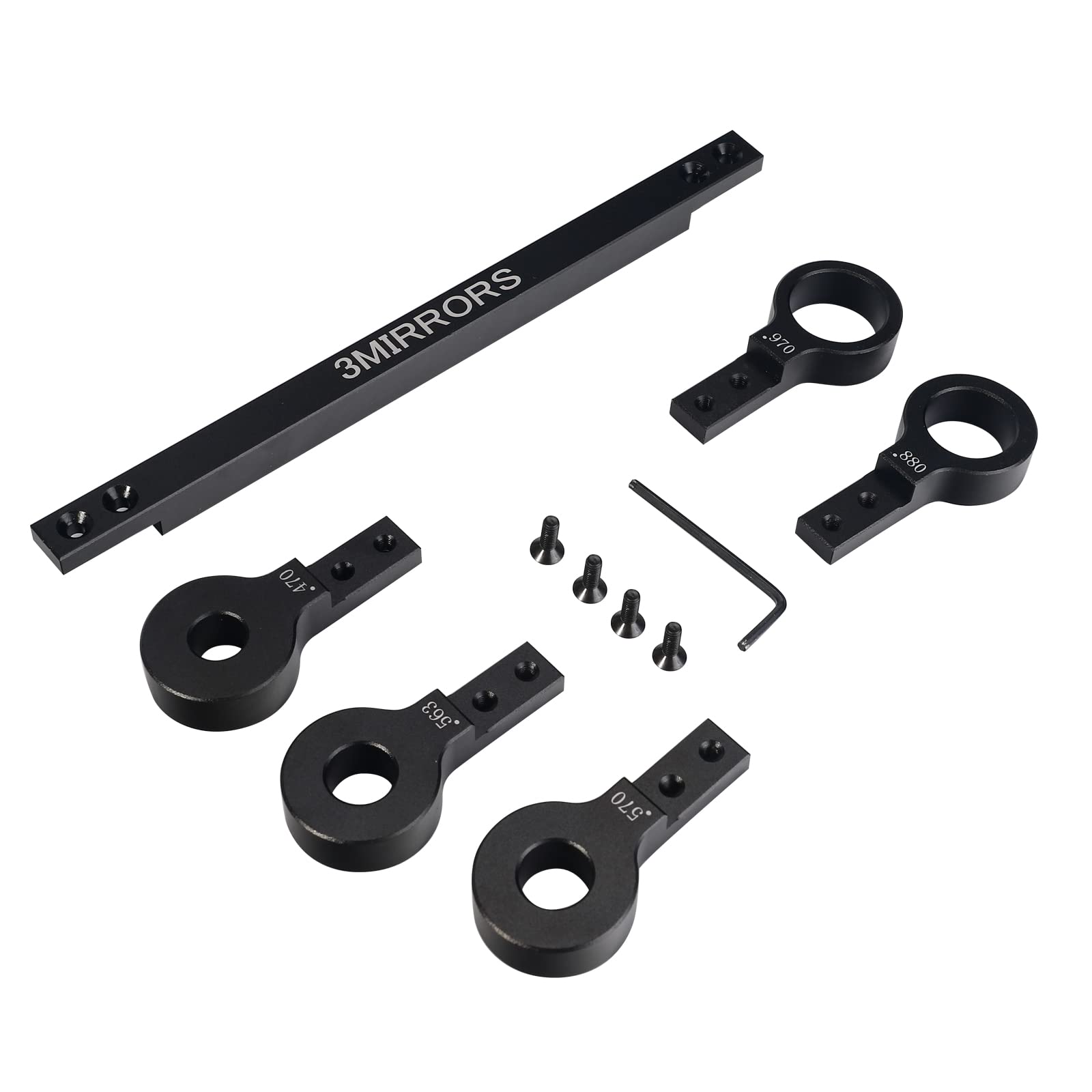 3Mirrors Clutch Alignment Tool Compatible With Polaris Rzr Xp Sportsman 570 Ranger 900 Xp With 10.5In Spacing, Aluminum