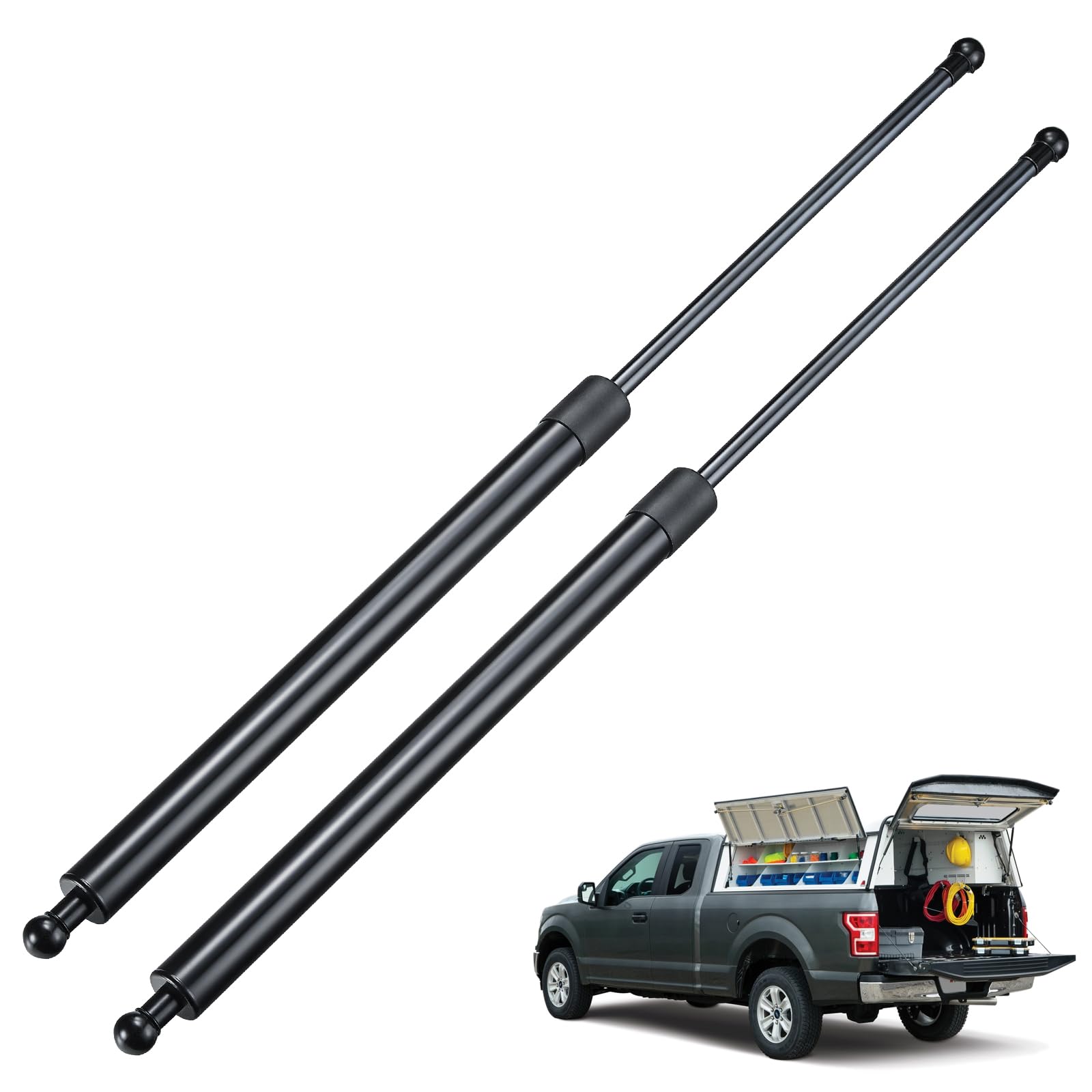 Bdfhyk Sf280M300 28Inch 300Lbs (1334N) Gas Shocks Struts Lift Support For Heavy-Duty Diy Builds,Murphy Bed,Sled Trailer,Tonneau