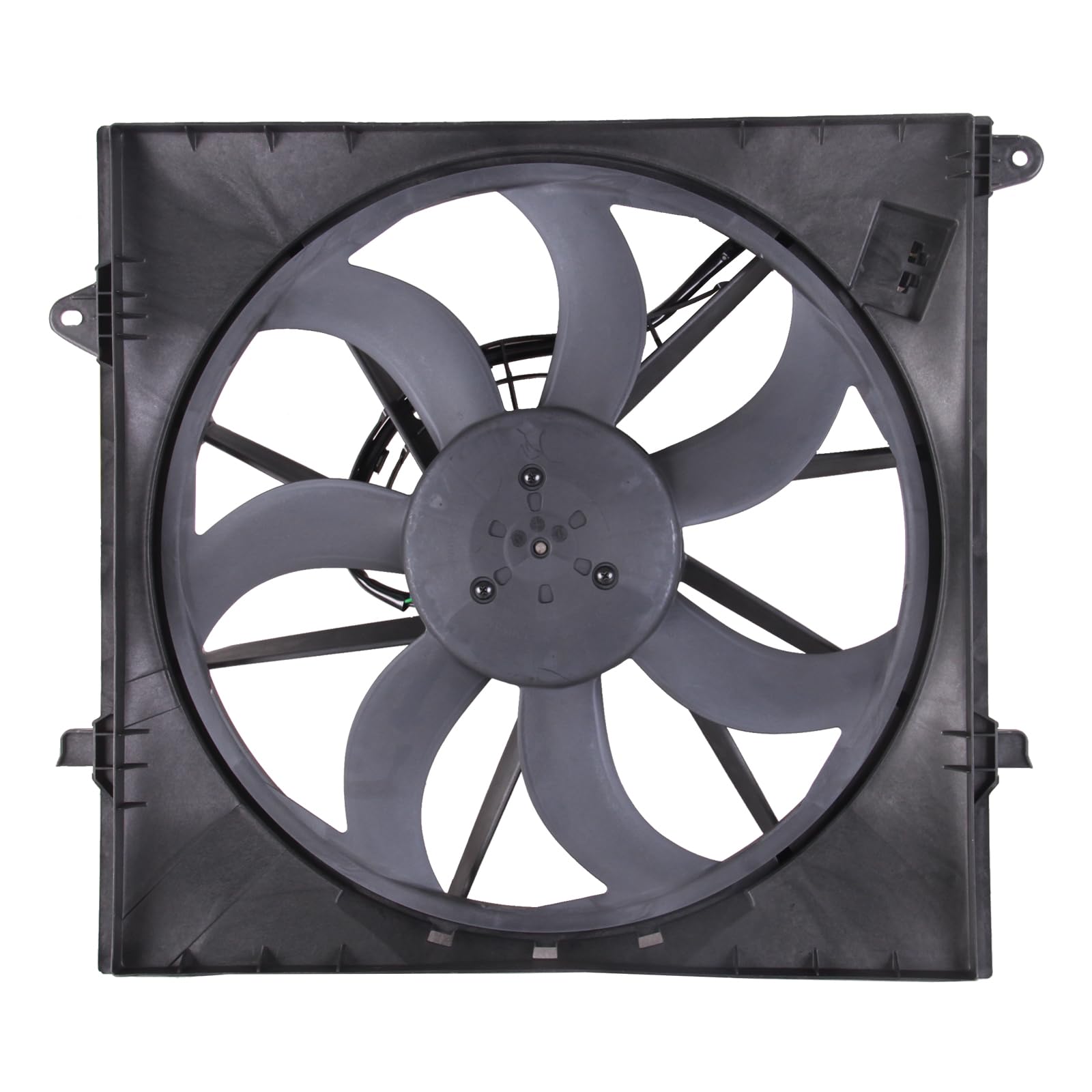 TYG Upgraded Cooling Fan Assembly for 2019-2020 Hyundai Santa Fe 2.0L Turbo | Racing-Level OE Replacement Engine Radiator for 25