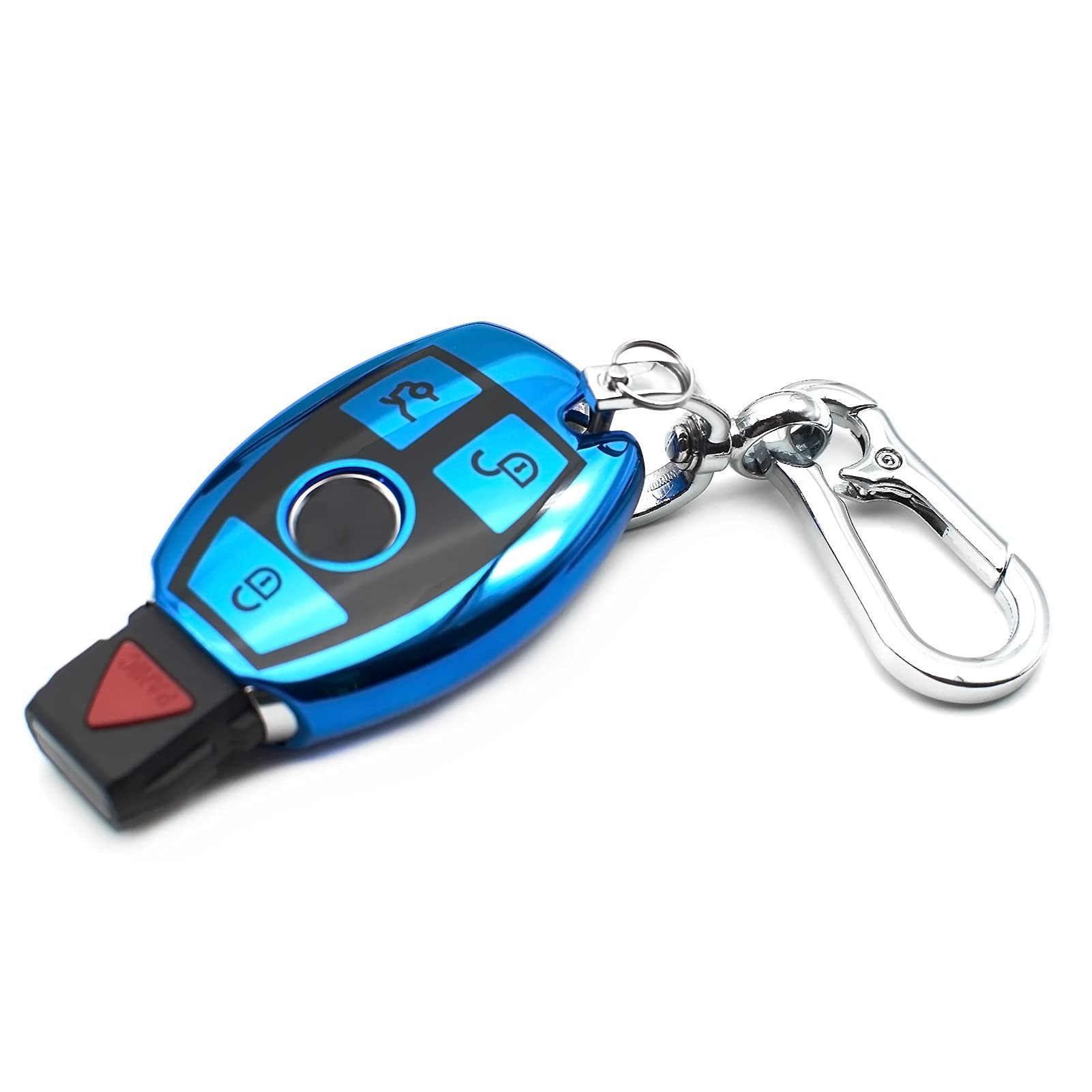 Fit For Mercedes Benz C E S G M Cls Clk G R Class Sprinter 300 Series Smart Tpu Key Fob Remote Cover Case Shell Glove Pouch Hold