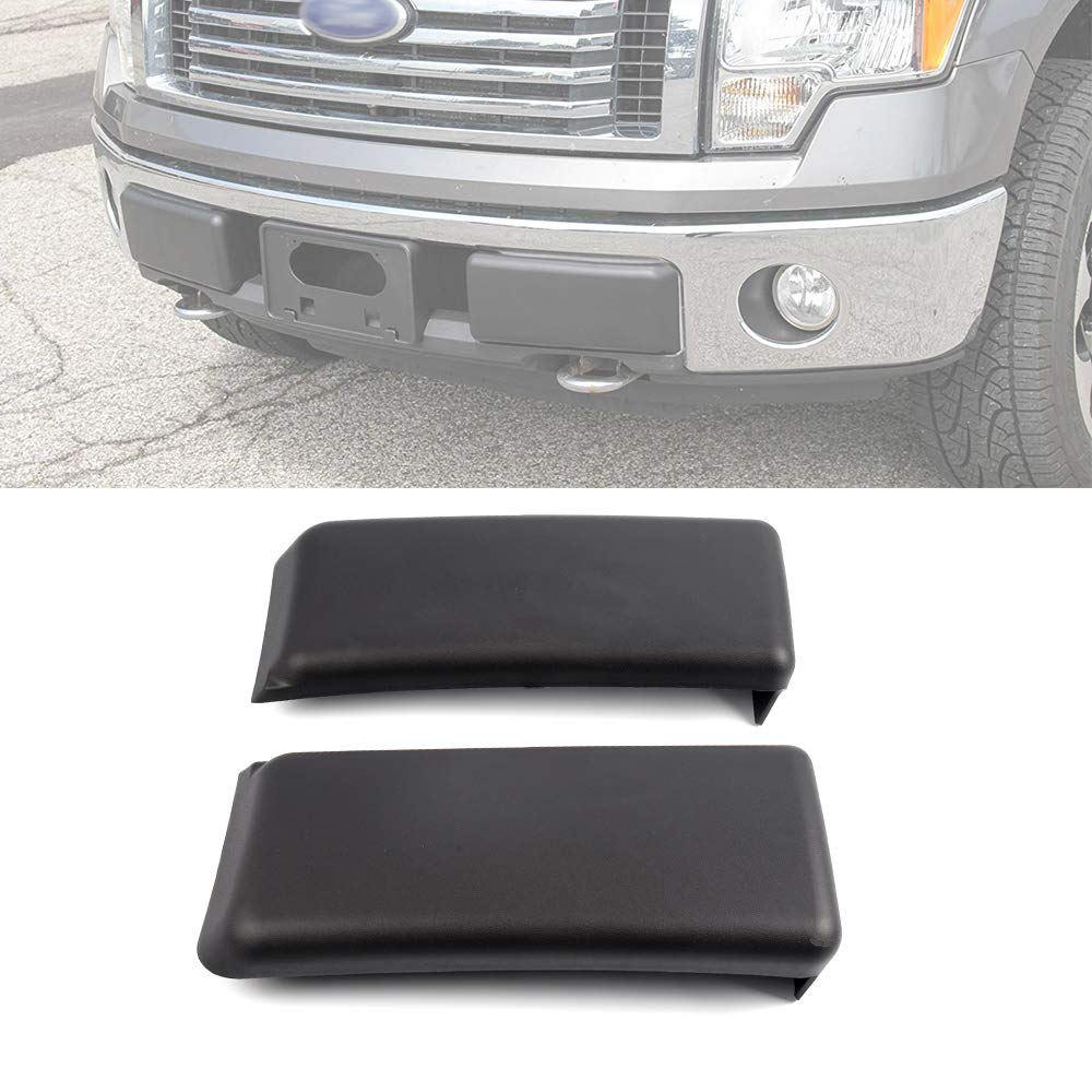 Pit66 Front Bumper Guards Pads Inserts Caps Cover Compatible With Ford F-150 F150 2009-2014 Rh & Lh Both Right And Left Bar Guar
