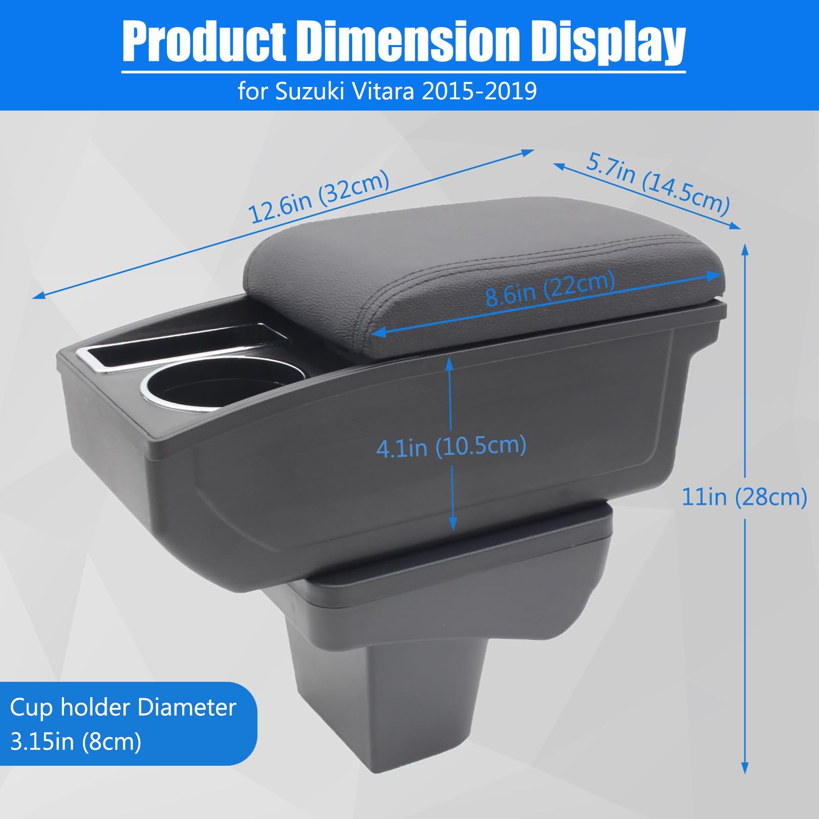 Car Armrest Box for Chevrolet Chevy Trax 2016 2017 2018 2019 2020 Auto Accessories Center Console Leather Arm Rest Double-Layer