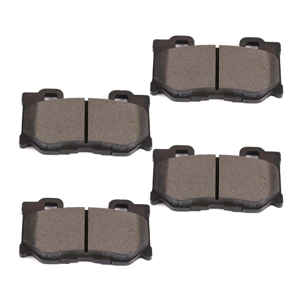 Automuto 4Pcs Rear Semi-Metallic Disc Brake Pads Set D1347 For Nissan 350Z 2009,For Nissan 370Z 2009-2018