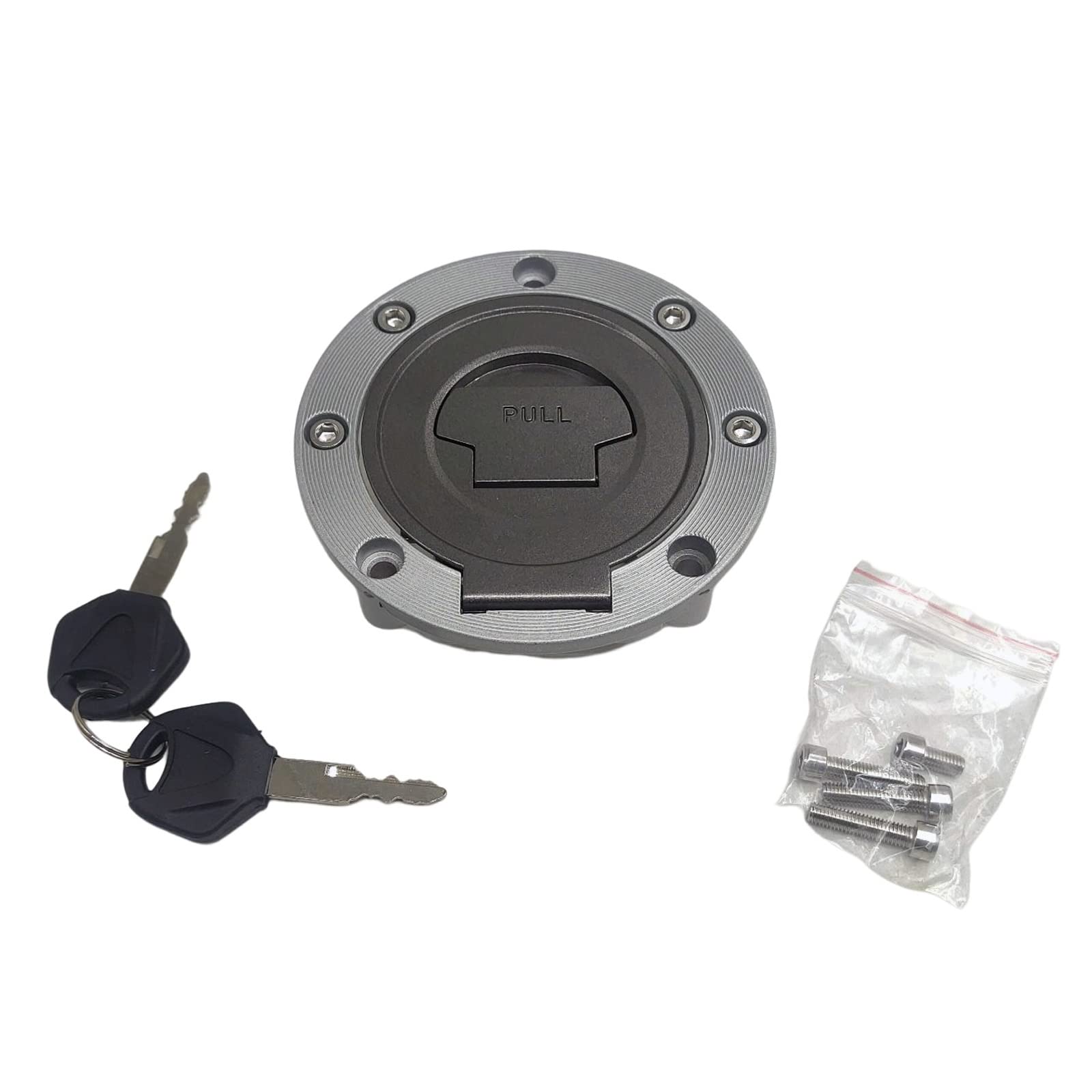 XDF Fuel Gas Tank Cap Cover Lock Key Compatible for Yamaha YZFR1 R6 R6S MT03 XJ6 XJ6F XJ6N FJ09 FJ13 FJ1300 FZ09 FZ07 FZ8 FZ6 FZ