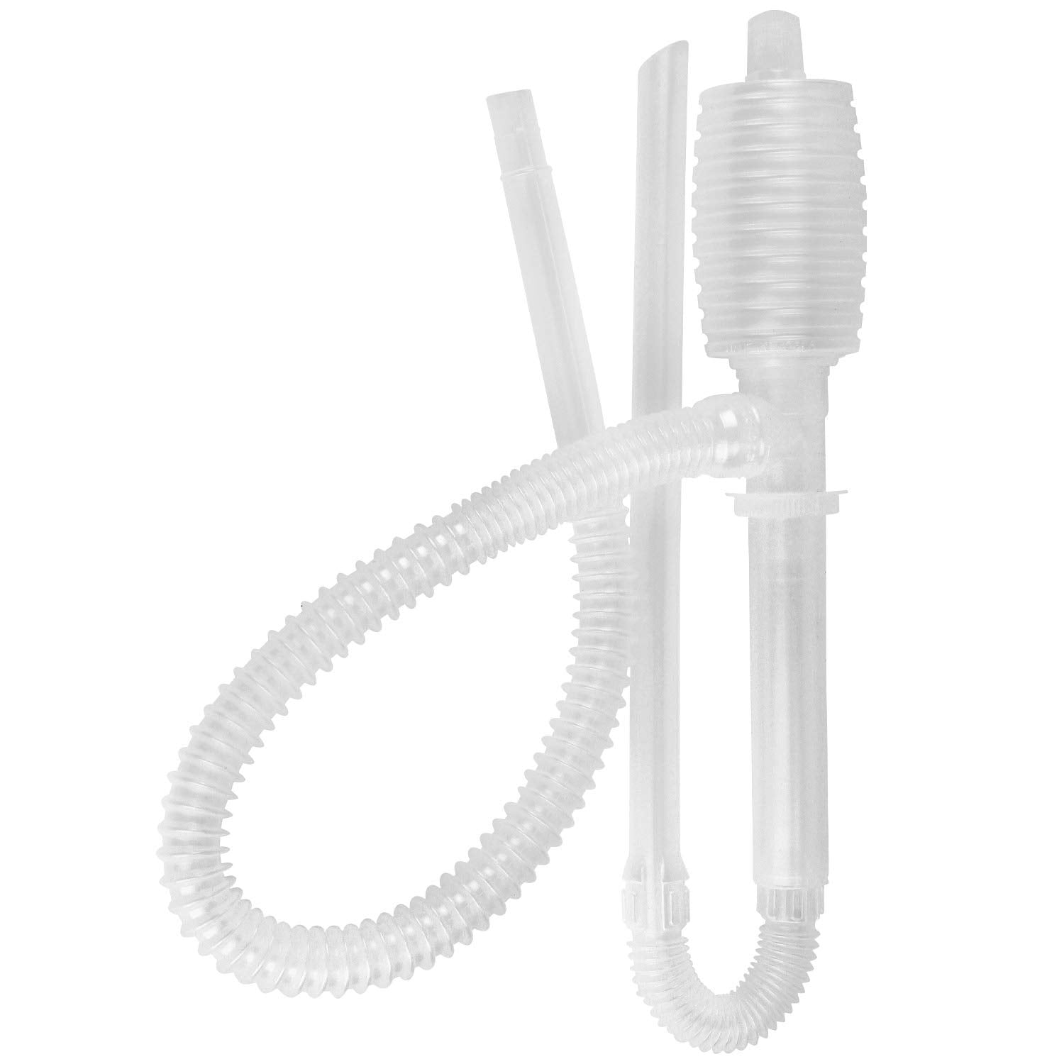 TERA PUMP Versatile Flexible Siphon Pump | Manual BPA-Free Water, Beer, Wine, Gas Hand Fuel Pump for Kerosene, Oil and more