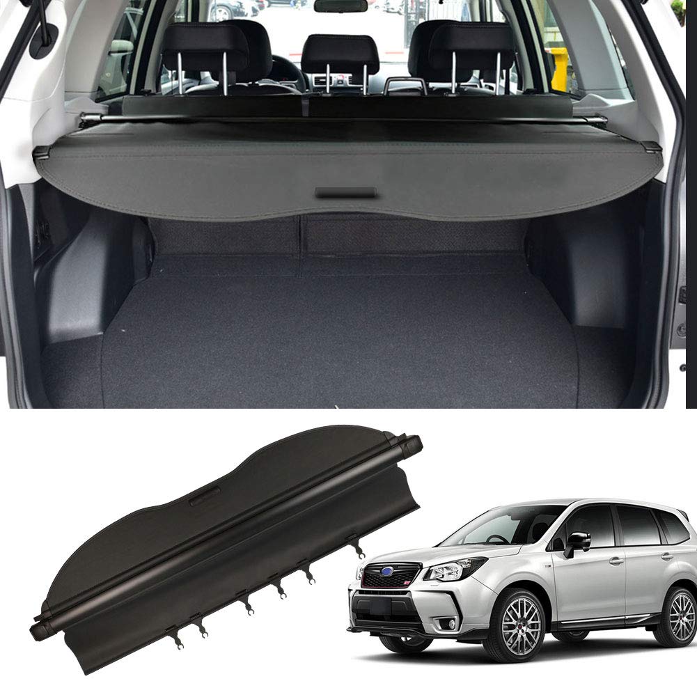 Marretoo For Subaru Forester (Manual Tailgate) Cargo Cover 2014-2018 Interior Trunk Security Accessories 2017 2018