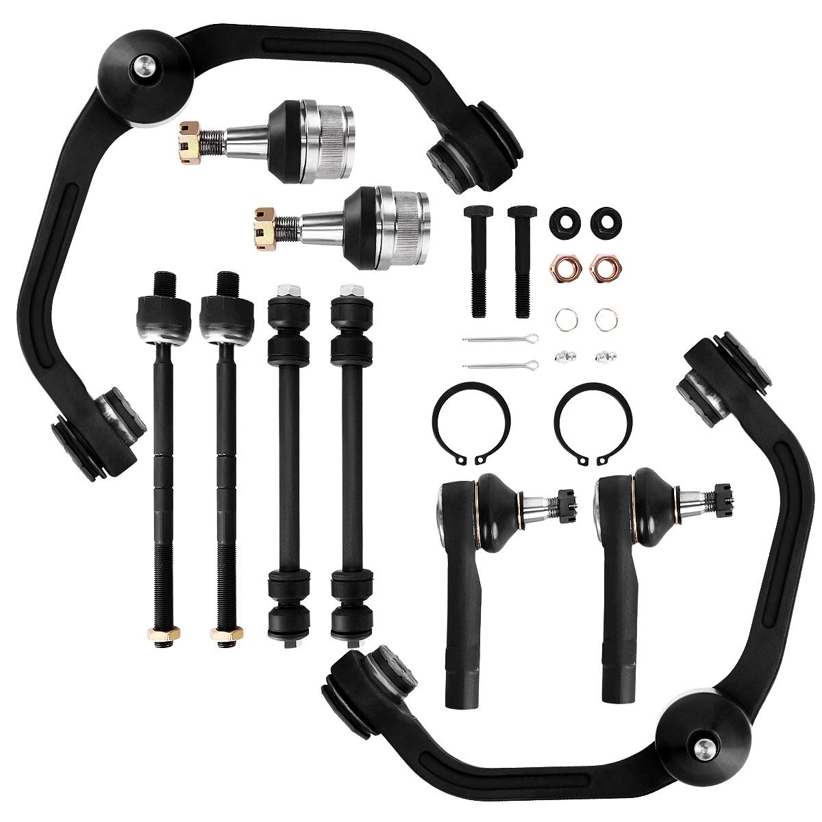 Autosaver88 -Front Upper Control Arm Kit Compatible With 1998-2011 Ford Ranger 2Wd, Mazda 2001-2003 B2300, 1998-2001 B2500, 1998