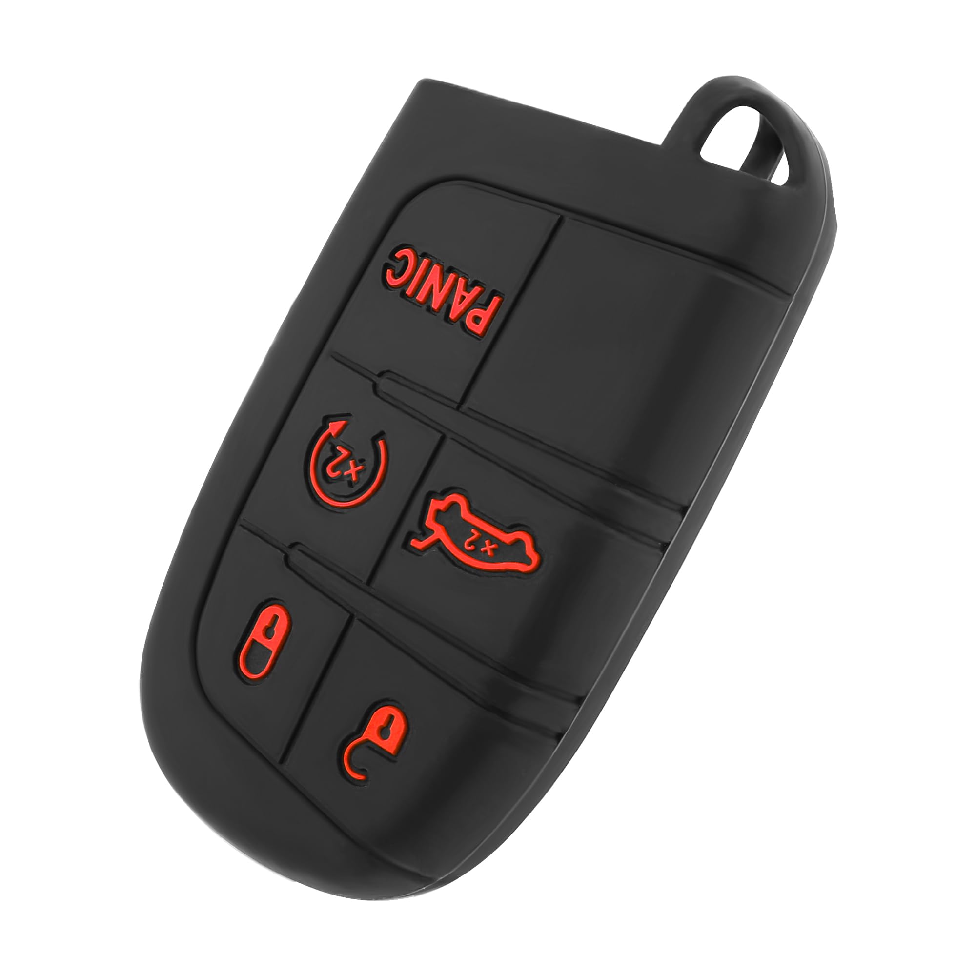 Stacool 5 Buttons Key Fob Cover,Key Fob Replacement for Protecting Remote Key,Key Fob Case Compatible with Jeep Dodge Chrysler (