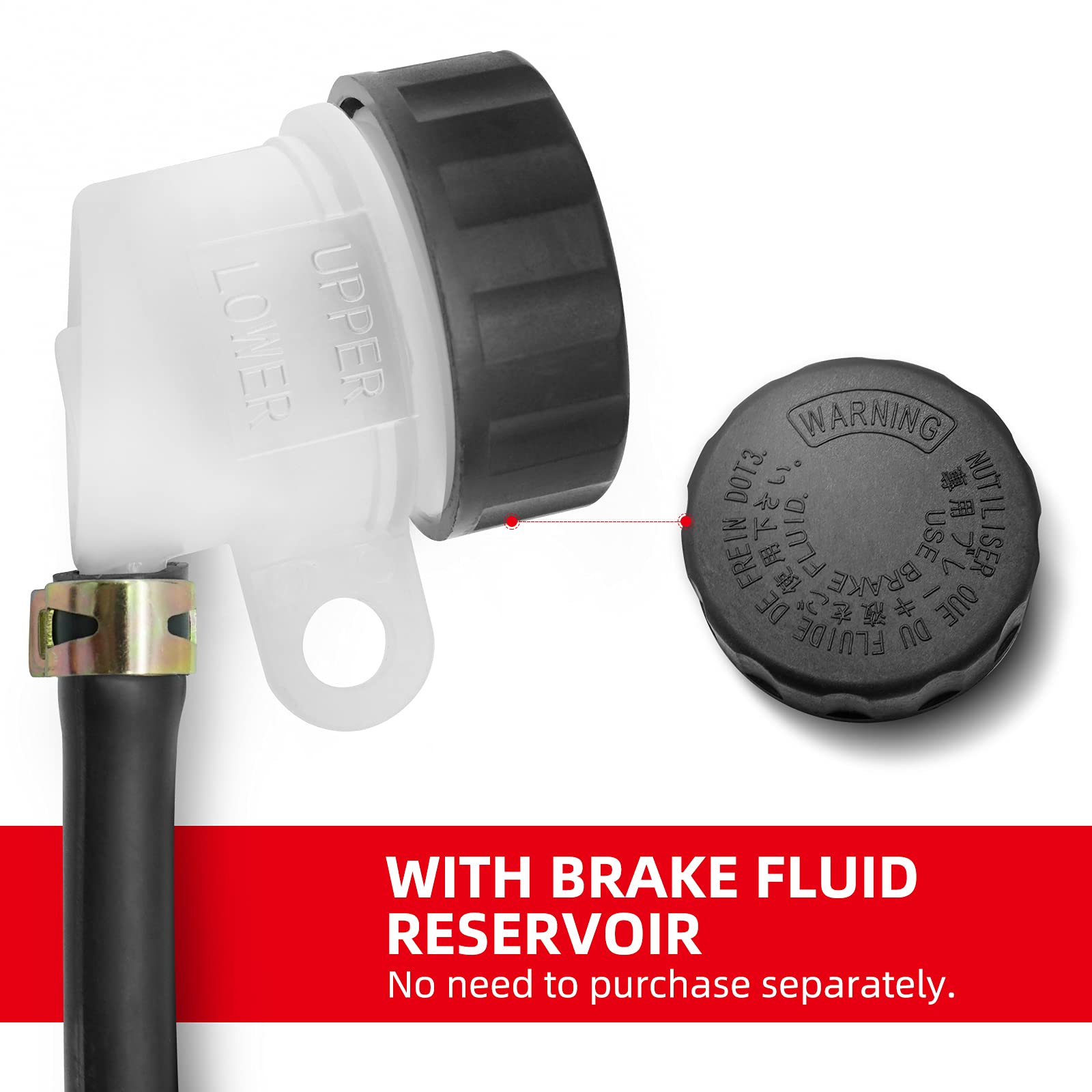 Rear Brake Master Cylinder Fit For Suzuki Rm80 Rm85 Rm125 Rm250 Rmx250