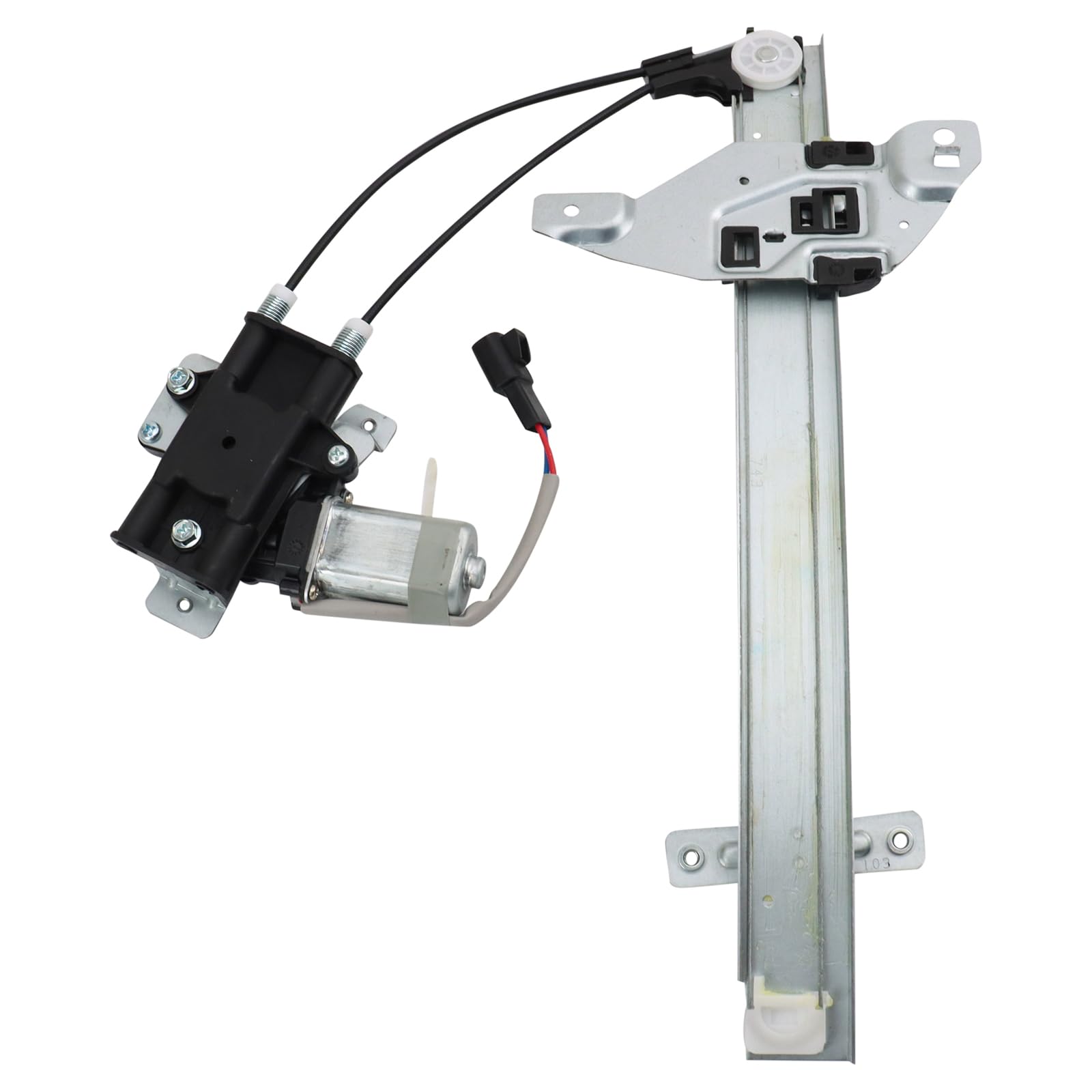 Trq Rear Left Power Window Regulator & Motor Assembly Drivers Side Compatible With 1997-2005 Buick Century 1997-2004 Regal 1998-