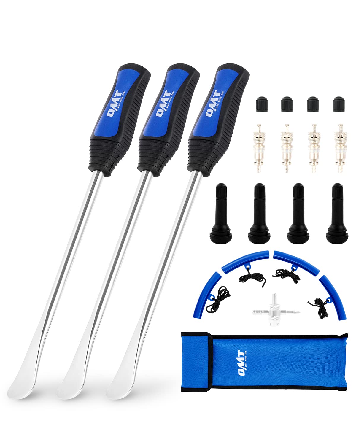 Orion Motor Tech Tire Spoon Kit, 20pc Tire Changing Tool for Motorcycle Dirt Bike Lawn Tractor Bicycle, 11.5 Small Motorcycle Ti