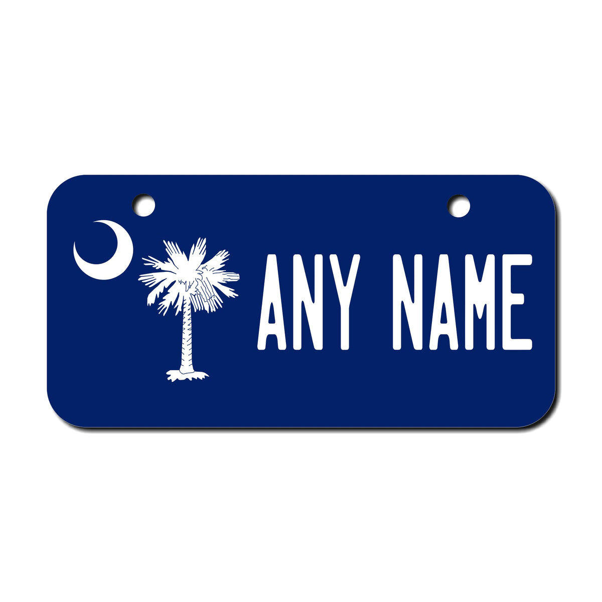 Teamlogo Personalized South Carolina License Plate - Sizes For Kid 'S Bikes, Cars, Trucks, Cart, Key Rings Version 3 (3 X 6 Alum