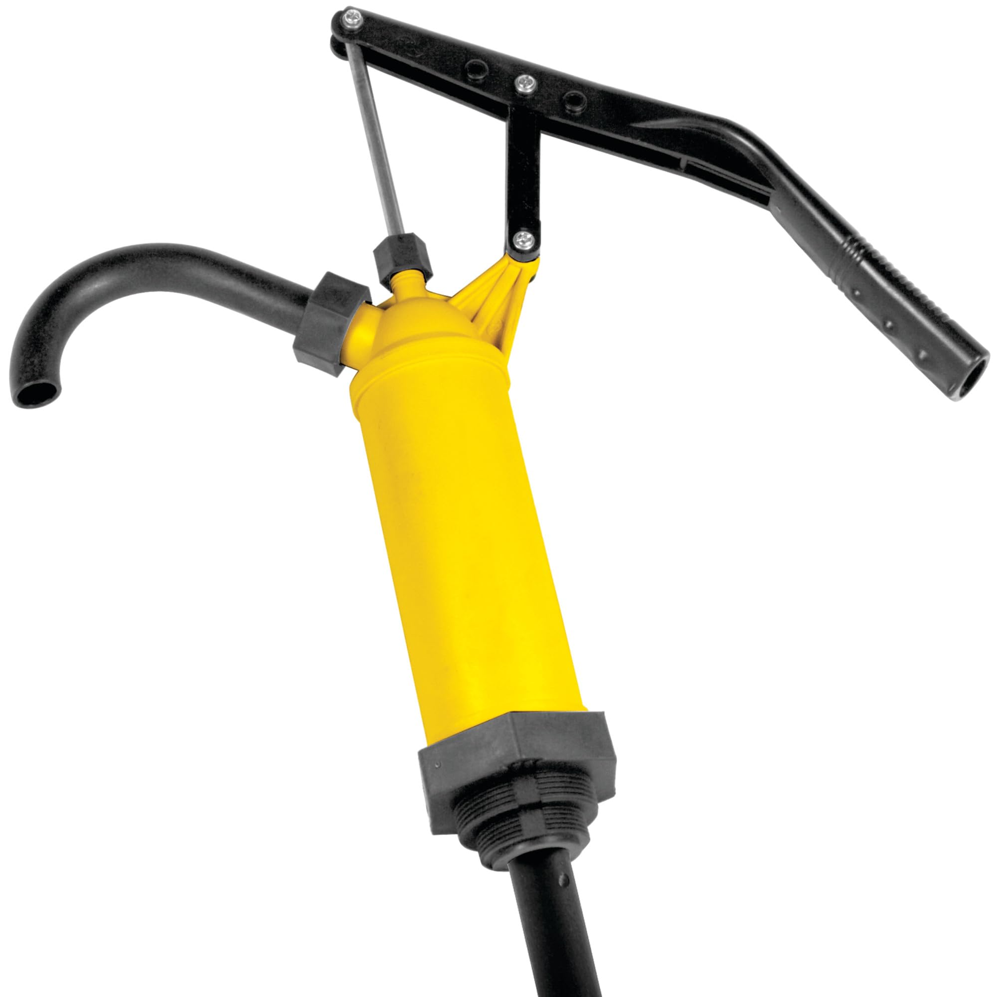 Performance Tool W54269 Yellow General Purpose Lever Action Barrel Drum Pump - Fits 15 To 55 Gallon Drums