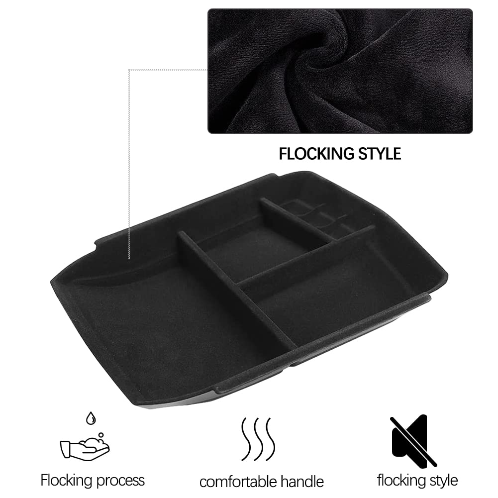 For Xt5 Accessories Center Console Organizer Center Console Bottom Storage Tray Compatible For Cadillac Xt5 2023 2022 2021 2020