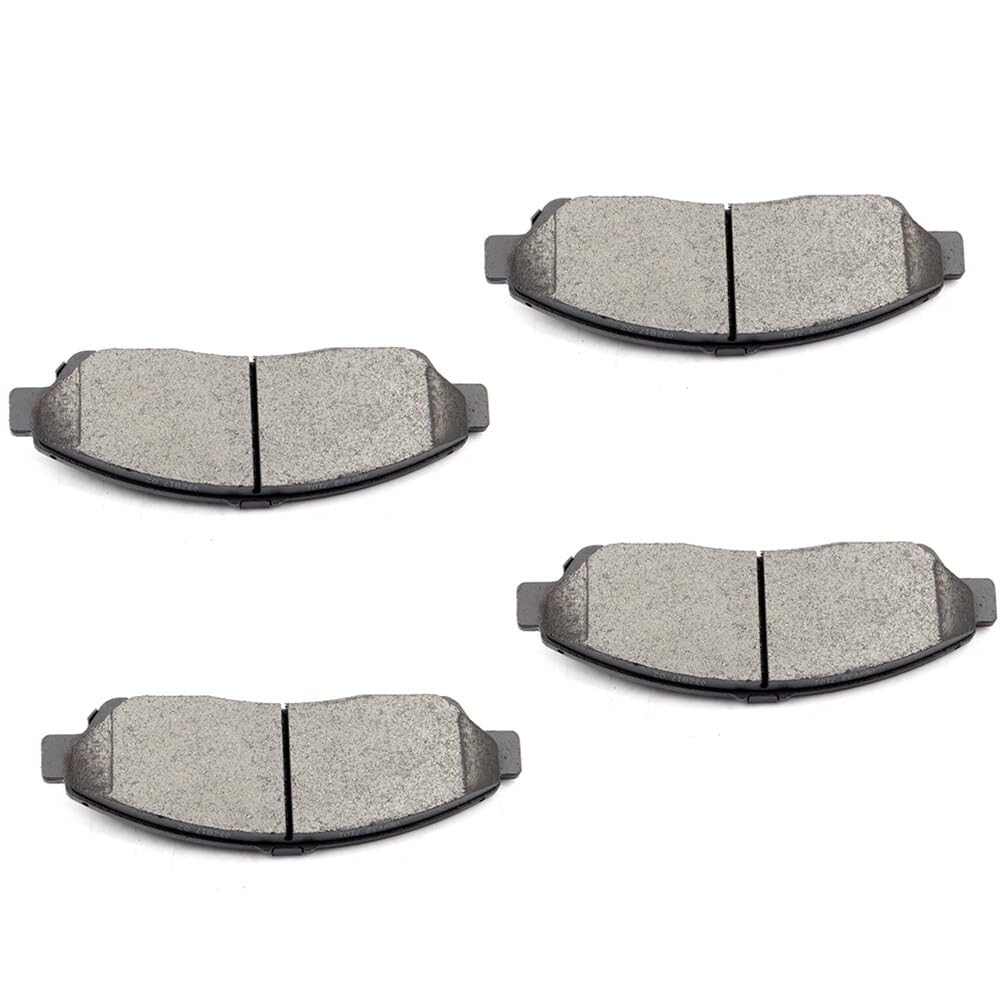 Automuto 4Pcs Front Ceramic Disc Brake Pads Set D1280 For Acura Mdx 2007-2019,For Acura Zdx 2010-2013,For Honda Pilot 2009-2019,