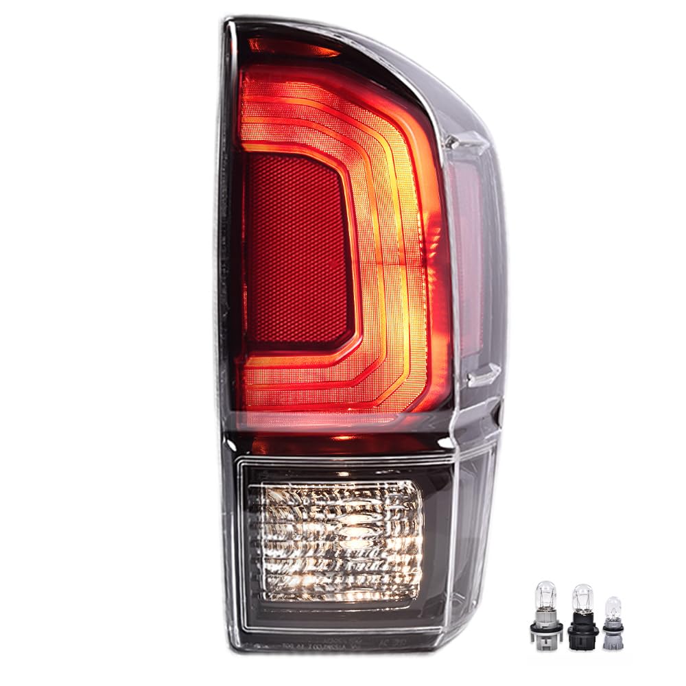 LQI Tail Lights Assembly Compatible with Toyota Tacoma 2016-2021 All Models Right Passenger Side Rear Brake Lamps Assembly Luces