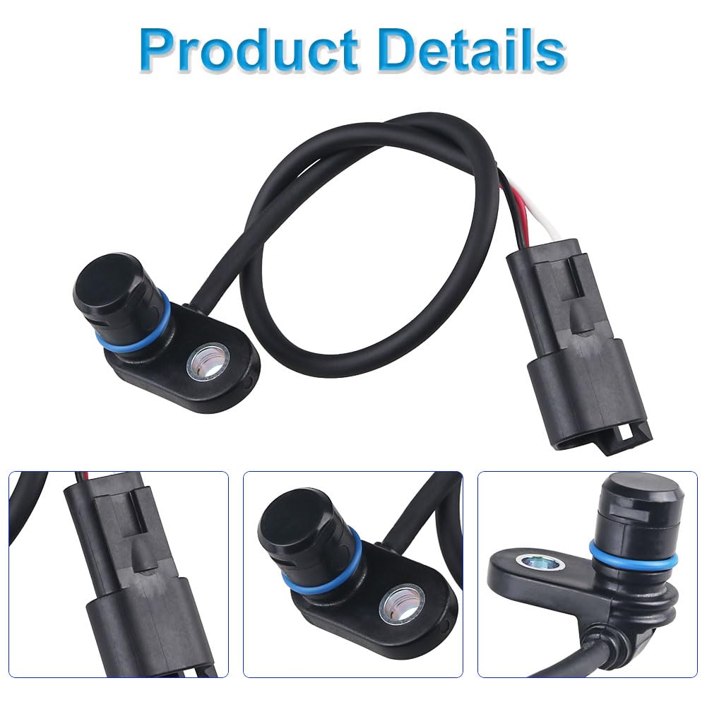 Wmphe Compatible With Speed Sensor Harley Davidson Electra Glide Softail Road Glide Road King 2000 2001 2002 2003 2004 2005 2006, Motorcycle Electronic Speedometer Sensor 74430-00D, 74430-00C