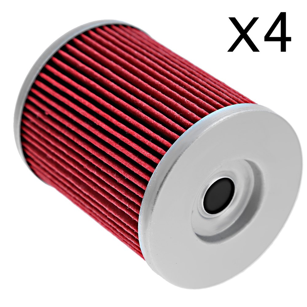 Oil Filter Replacement For Can-Am Outlander 330 400 450 500 570 650 800 850 1000 Replace# 420256188 711256188 Kn152 Hf152 (4Pcs)