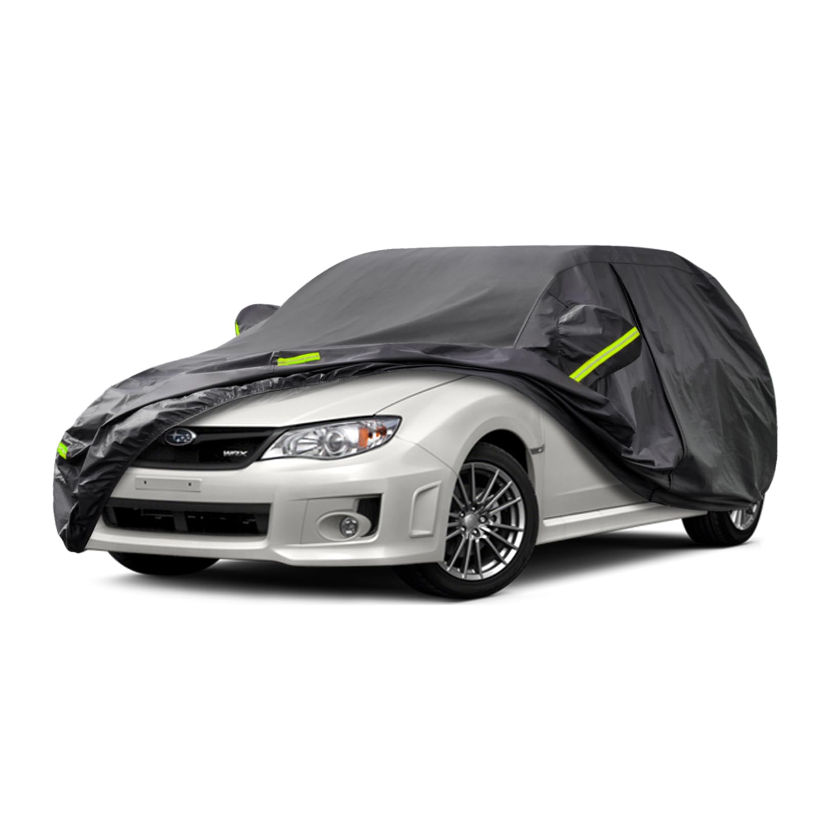 Kaugung 7 Layers Car Cover Custom Fit Subaru Impreza Hatchback From 1992 To 2025, Waterproof Car Cover All Weather For Automobil