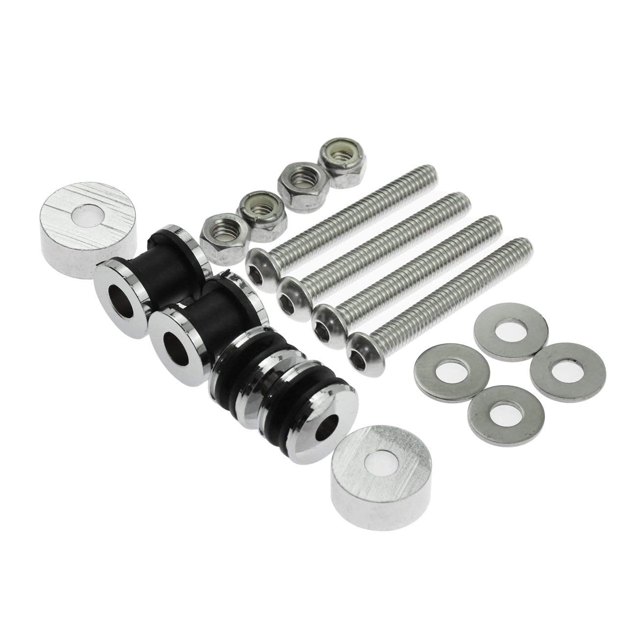 Tcmi Motorcycle Sissy Bar Docking Hardware Kit For Harley Touring Flstc Fxstsb Fxsts Fxstc Flstf Fxst Fxstb Flstn 1984-2023