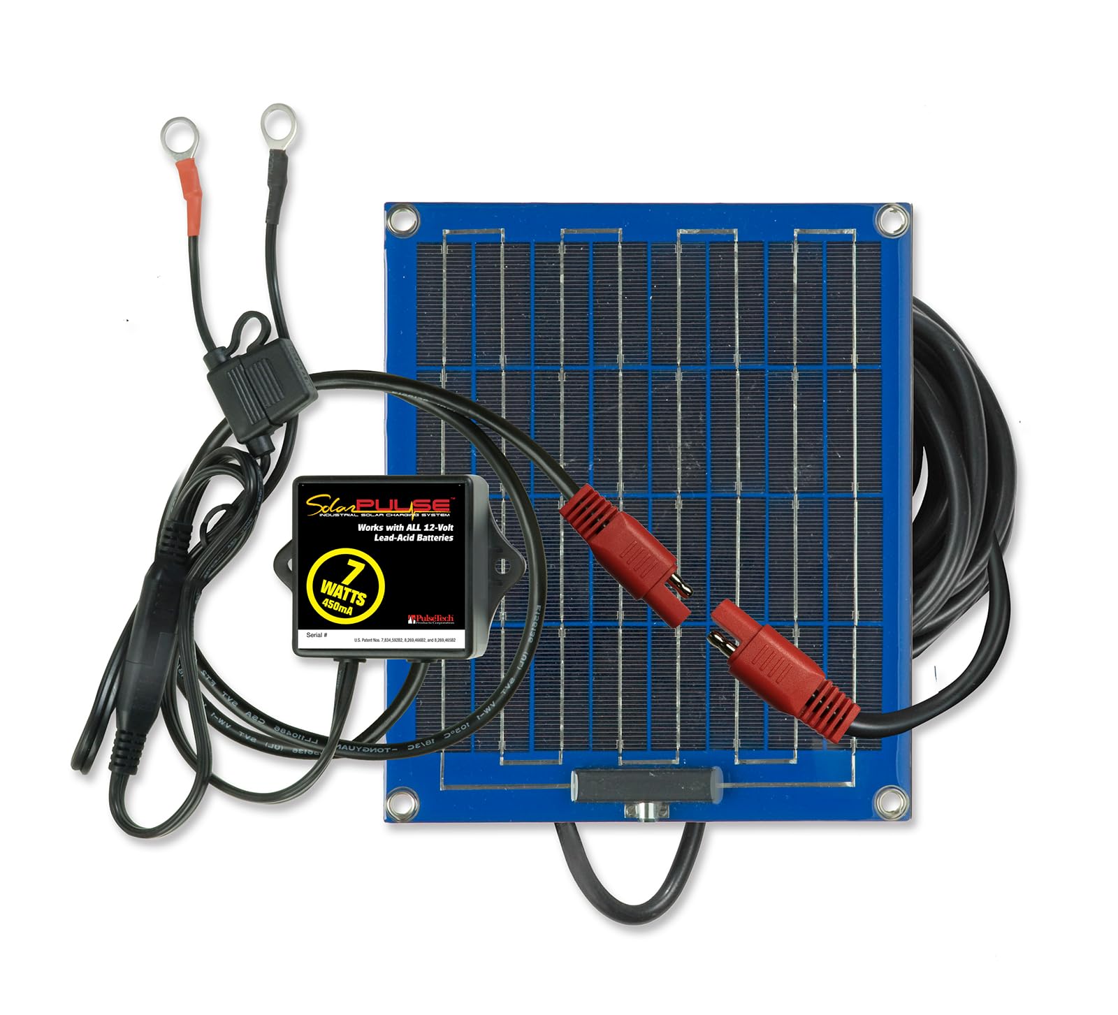 Pulsetech Solarpulse Sp-7 Solar Battery Charger Maintainer, Blue, 7 Watt