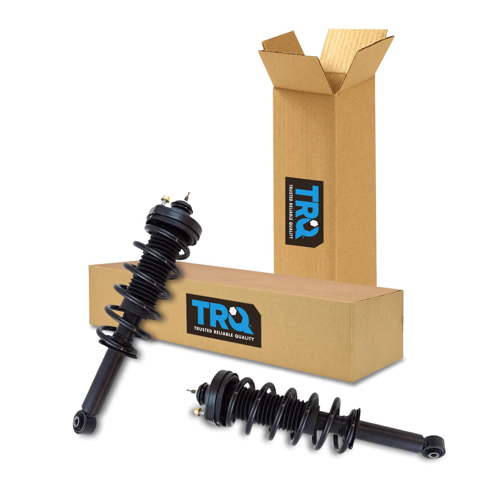 Trq Rear Strut & Coil Spring Assembly Set Driver & Passenger Sides Compatible With 09-19 Dodge Journey