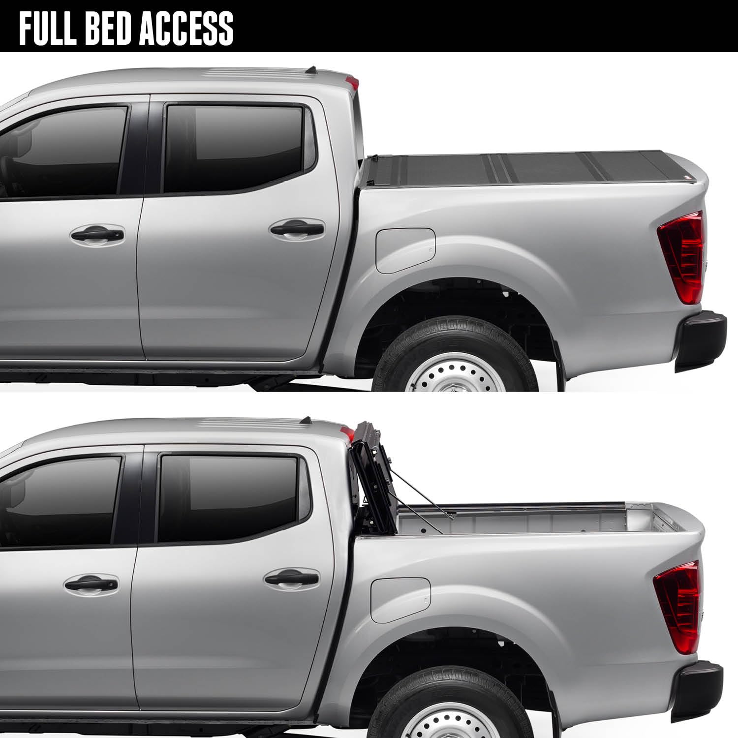 Realtruck Bak Bakflip G2 Hard Folding Truck Bed Tonneau Cover | 226120 | Fits 2014-2018, 19 Ltd/Lgcy Chevy/Gmc Silverado/Sierra