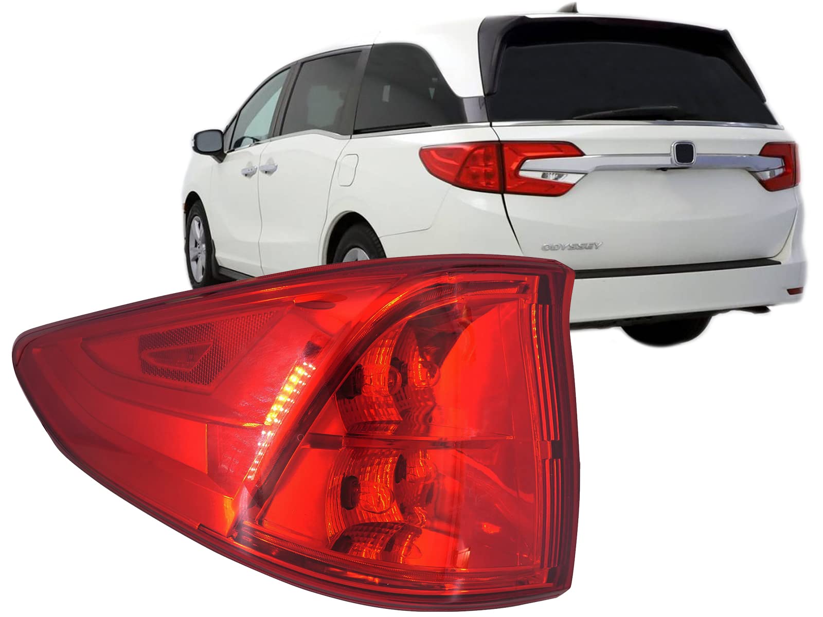 Auto Parts Avenue APA Replacement for Outer Rear Lamp 2018 2019 2020 2021 2022 Odyssey Driver Left Side 33550THRA01 HO2804115