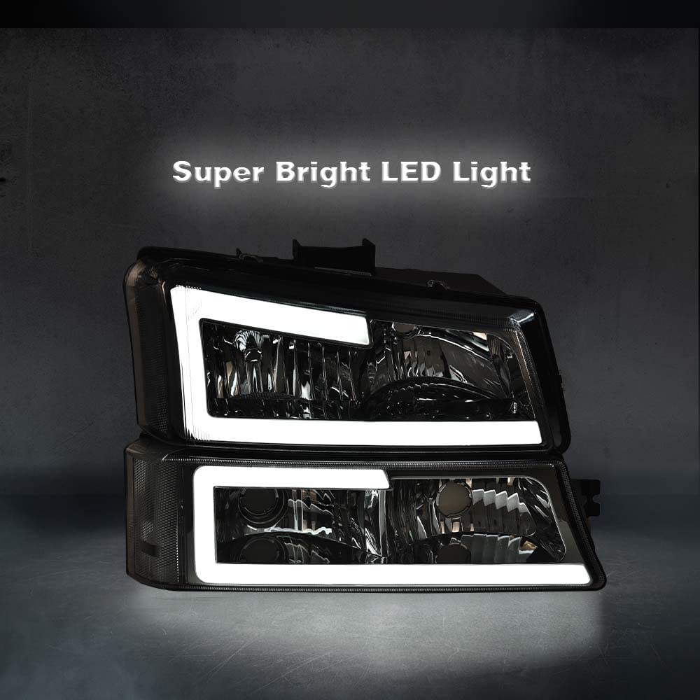 G-Plus Led Headlights Compatible With Chevy Avalanche/Silverado 1500 2500 Hd 3500 2003-2006/Fit Chevy Silverado 1500 2500 3500 C