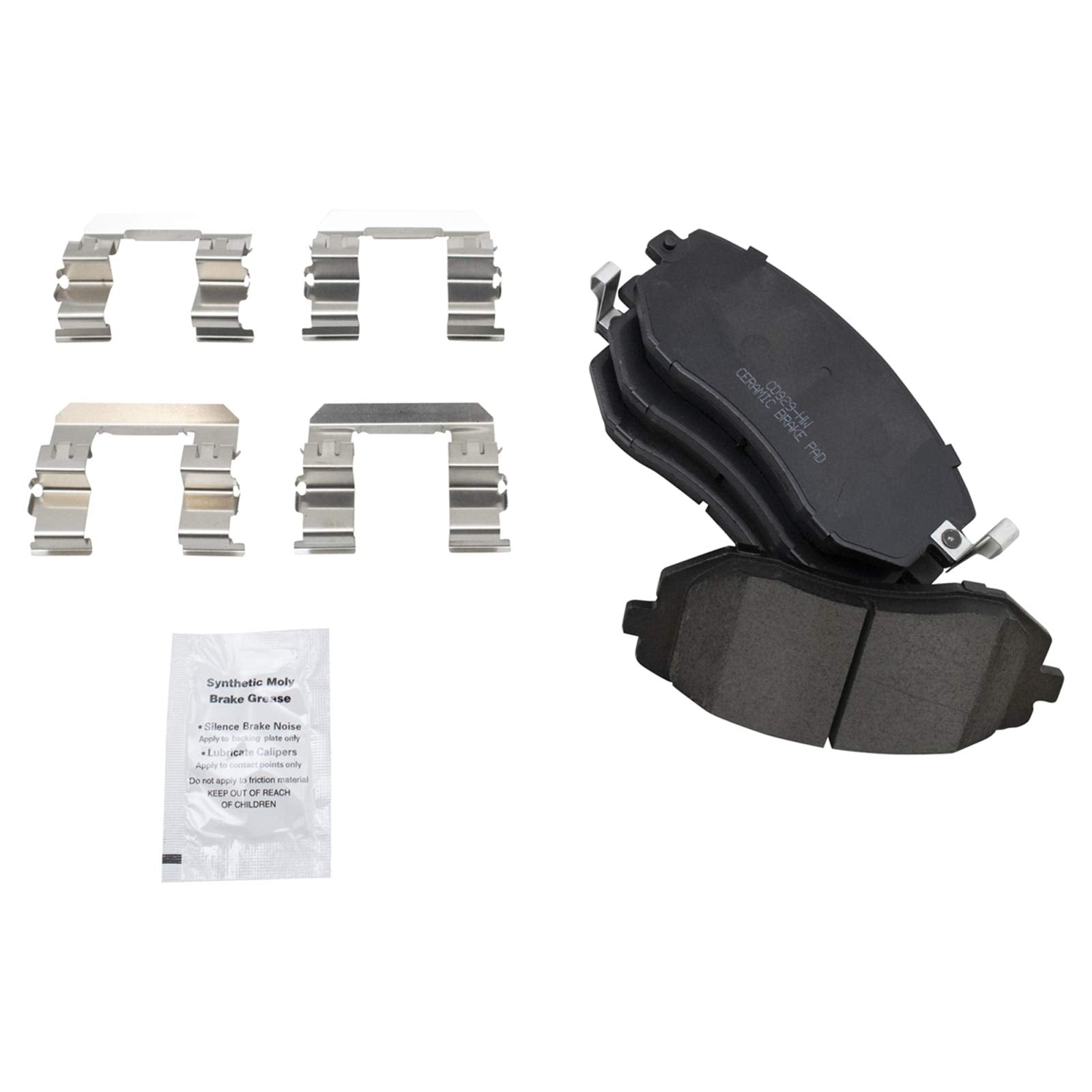 Trq Front And Rear Brake Pad & Rotor Kit Brake Pads Brake Rotor Ceramic Compatible With 2009-2010 Subaru Forester 2008-2010 Impr