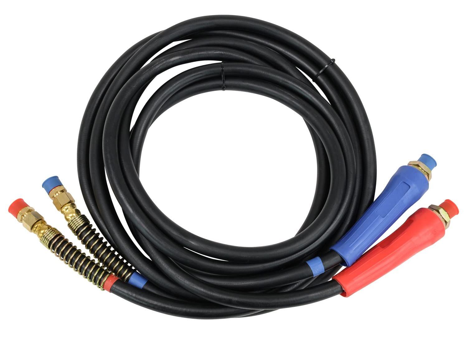 Mytee Products 12 Ft Air Line Hose Assemblies With Flexible Grips & 1/2'' Npt Fittings - (Set Of 2) - Air Line Hose Straight Lea