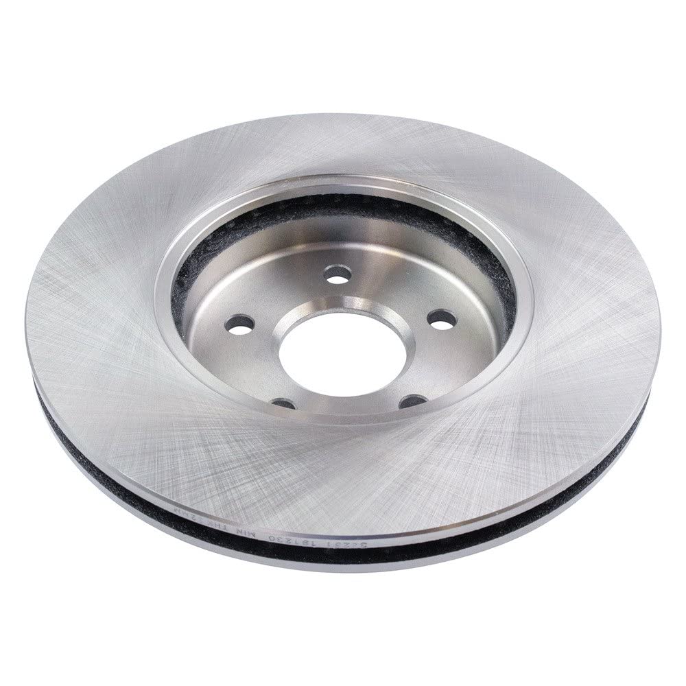 Trq Front Brake Rotors Set Vented Compatible With 2002-2008 Jaguar X-Type