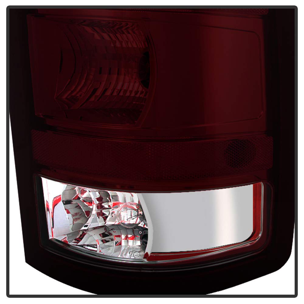 Acanii - For 2007-2013 Gmc Sierra 1500 2500 3500 Red Smoke Tail Lights Brake Lamps Left+Right