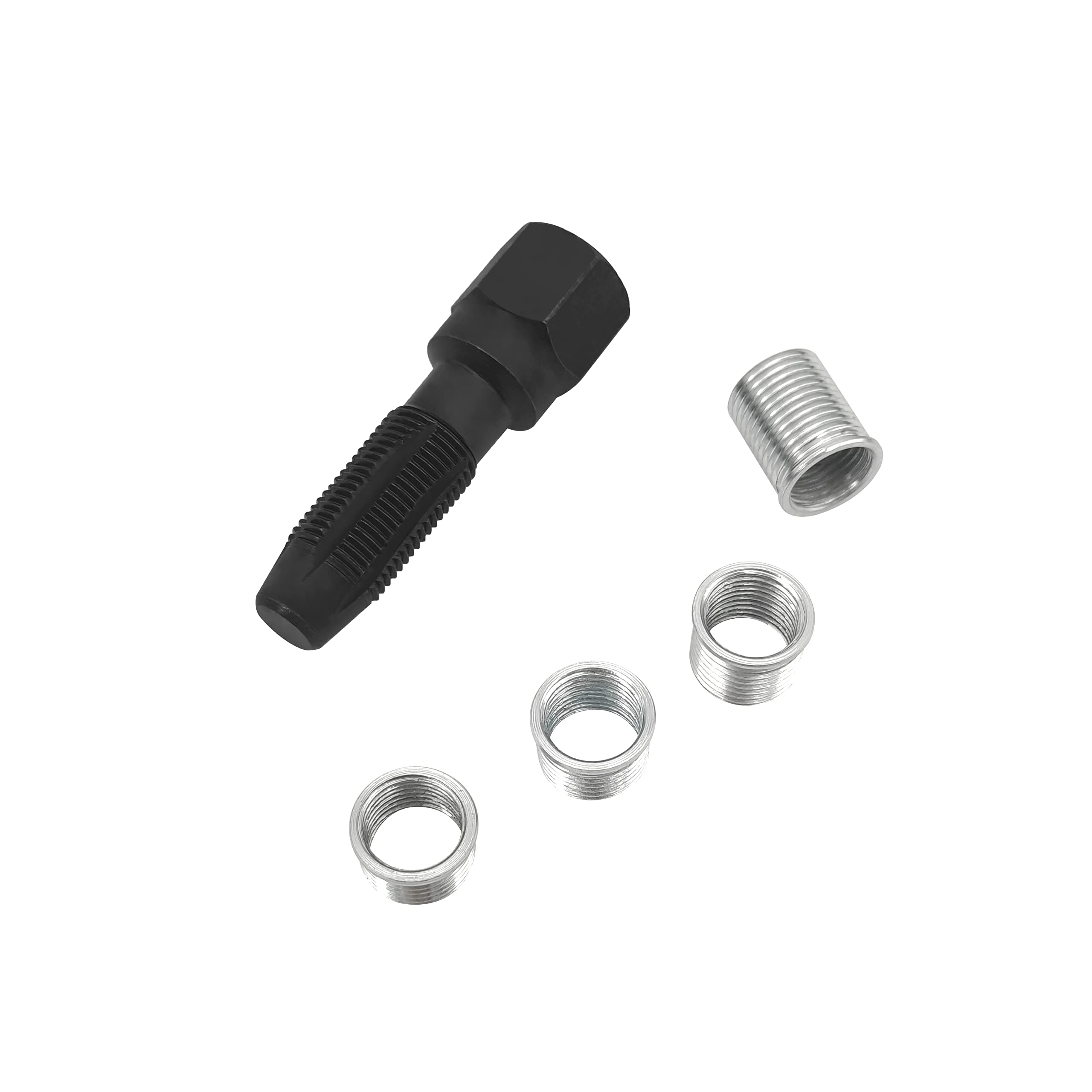 ZKTOOL 14mm Cylinder Head Rethreaded Kit, Spark Plug Thread Repair Kit,14mm Reamer Cylinder Thread Repair Tool,Spark Plug Rethre