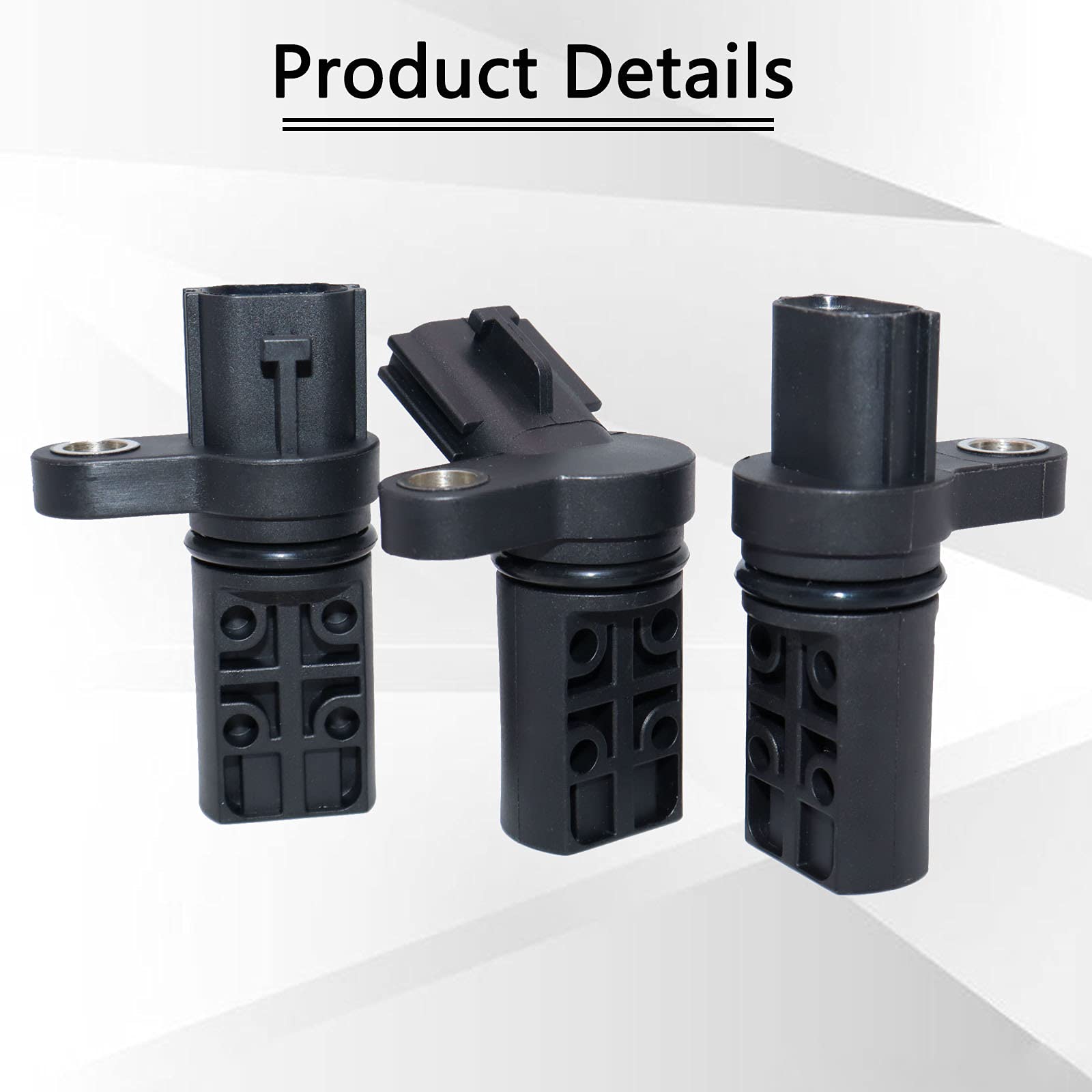 KEJSTED 3PCS Camshaft Crankshaft Position CPS Sensor Kit 23731-AL60A 23731-AL61A 23731-6J90B Compatible with Nissan Altima 350Z