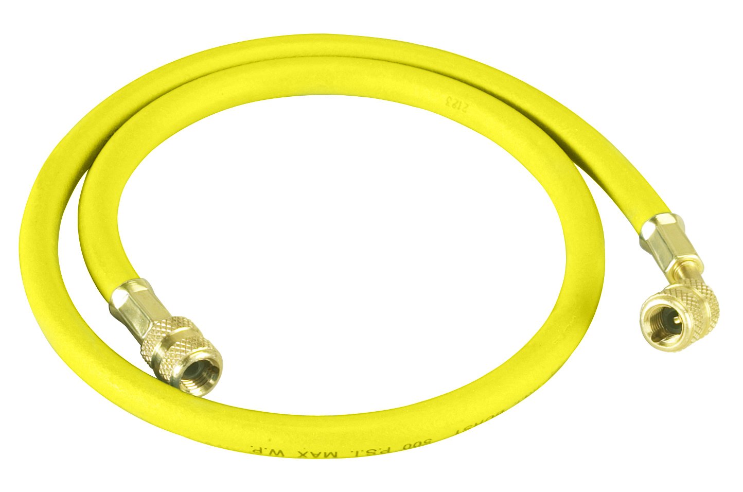 Robinair (31036) 1/4'' Standard Hose With Standard Fittings - 36'', Yellow
