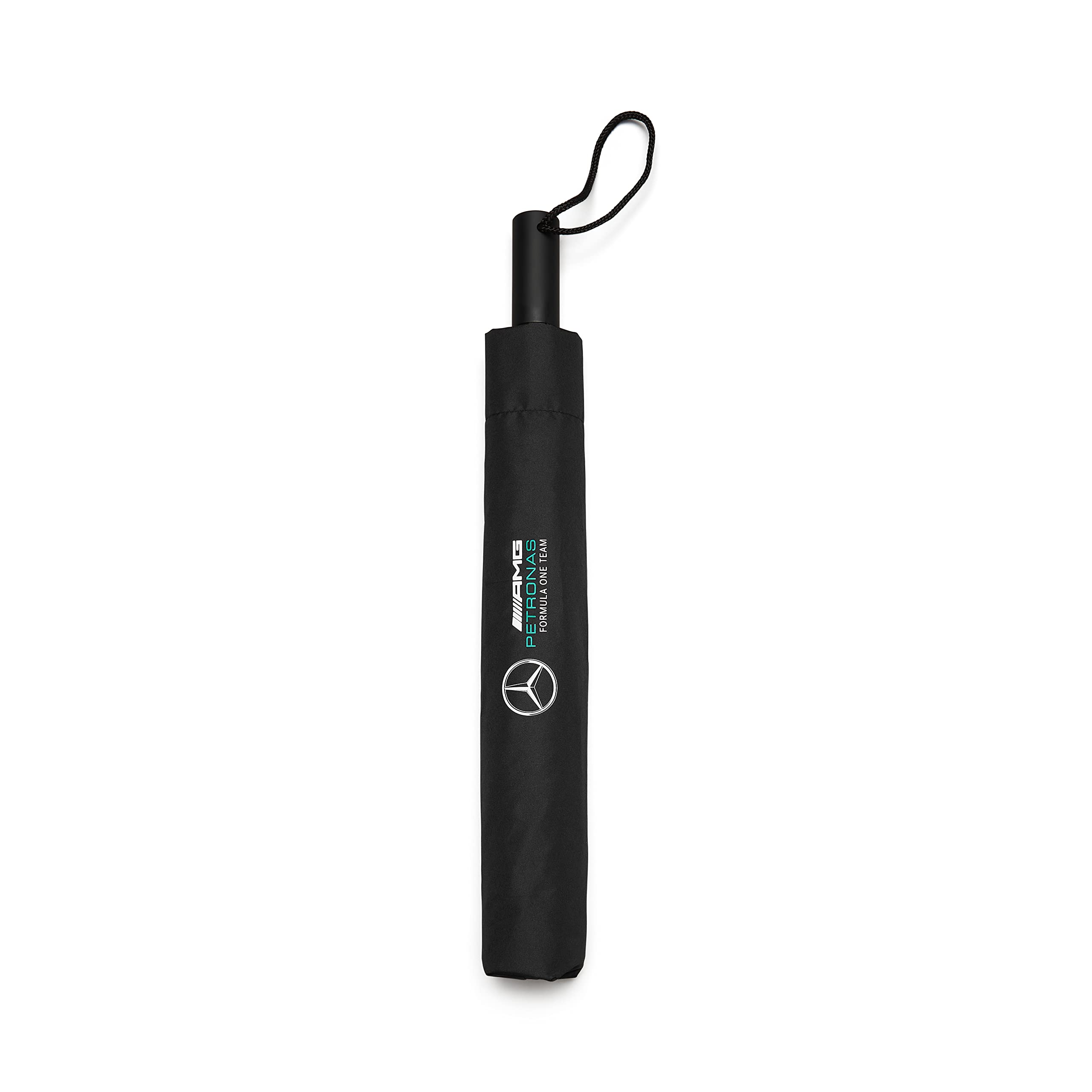 Mercedes Amg Petronas Formula One Team - Official Formula 1 Merchandise - Compact Umbrella - Black - One Size