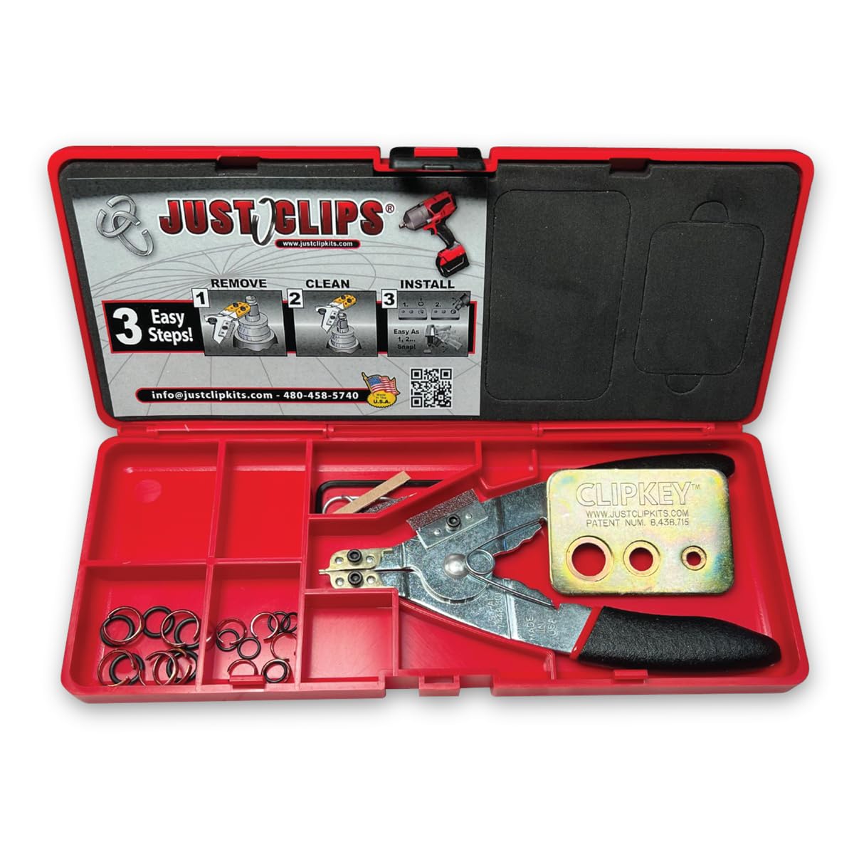 Just Clips Professional Tool Kit For Milwaukee Cordless Tools