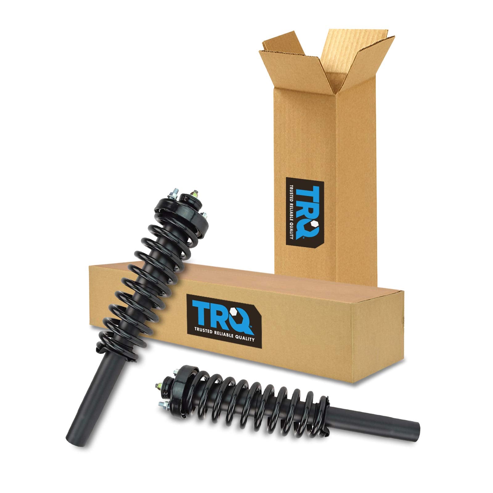 Trq Front Strut & Coil Spring Assembly Set Driver & Passenger Sides Compatible With 97-01 Honda Cr-V