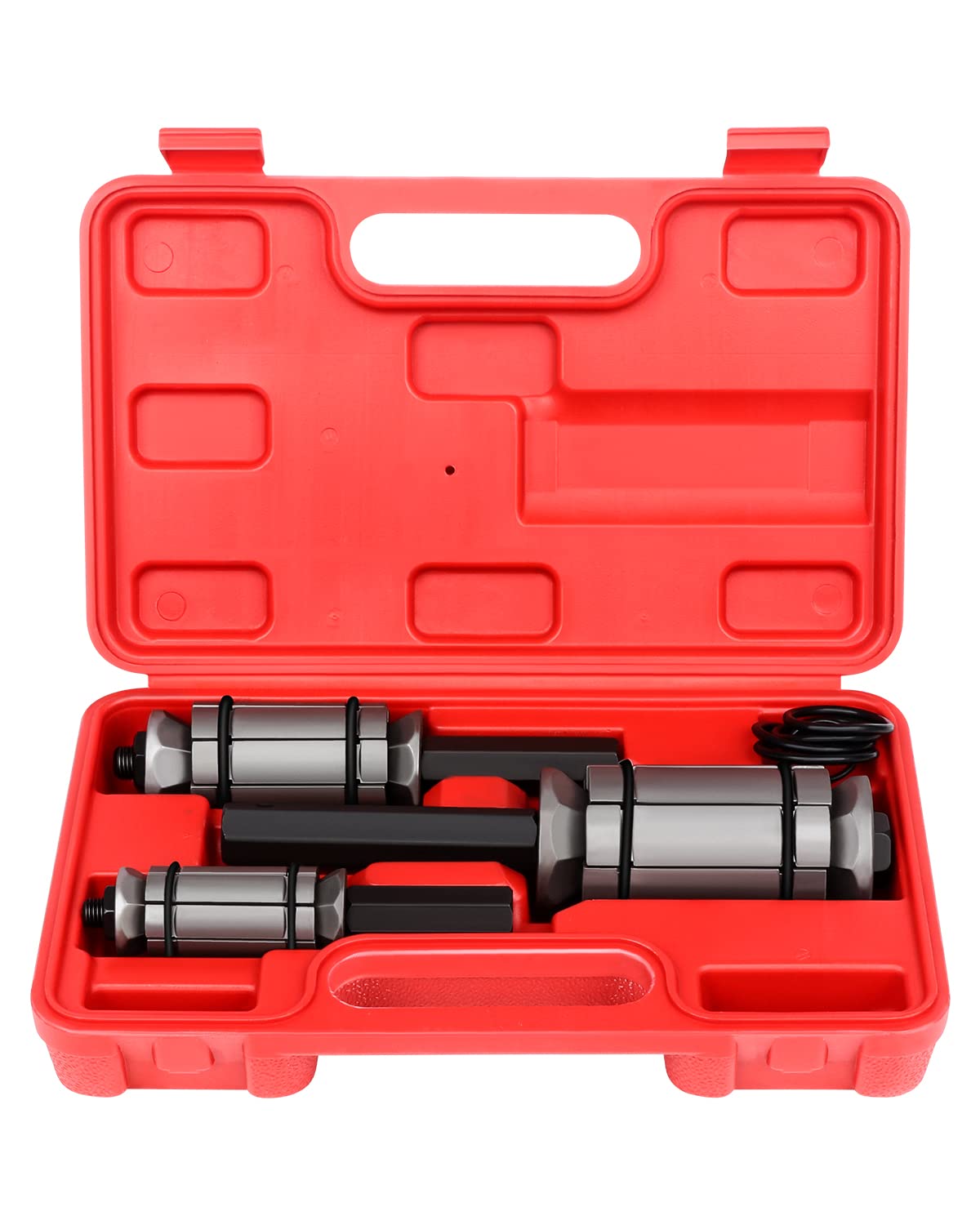 SCITOO 3-Pieces Pipe Expander Tool Set 1-1/18'' to 3-1/2'', Tail Pipe Expander Compatible with Most Vehicles and Trucks