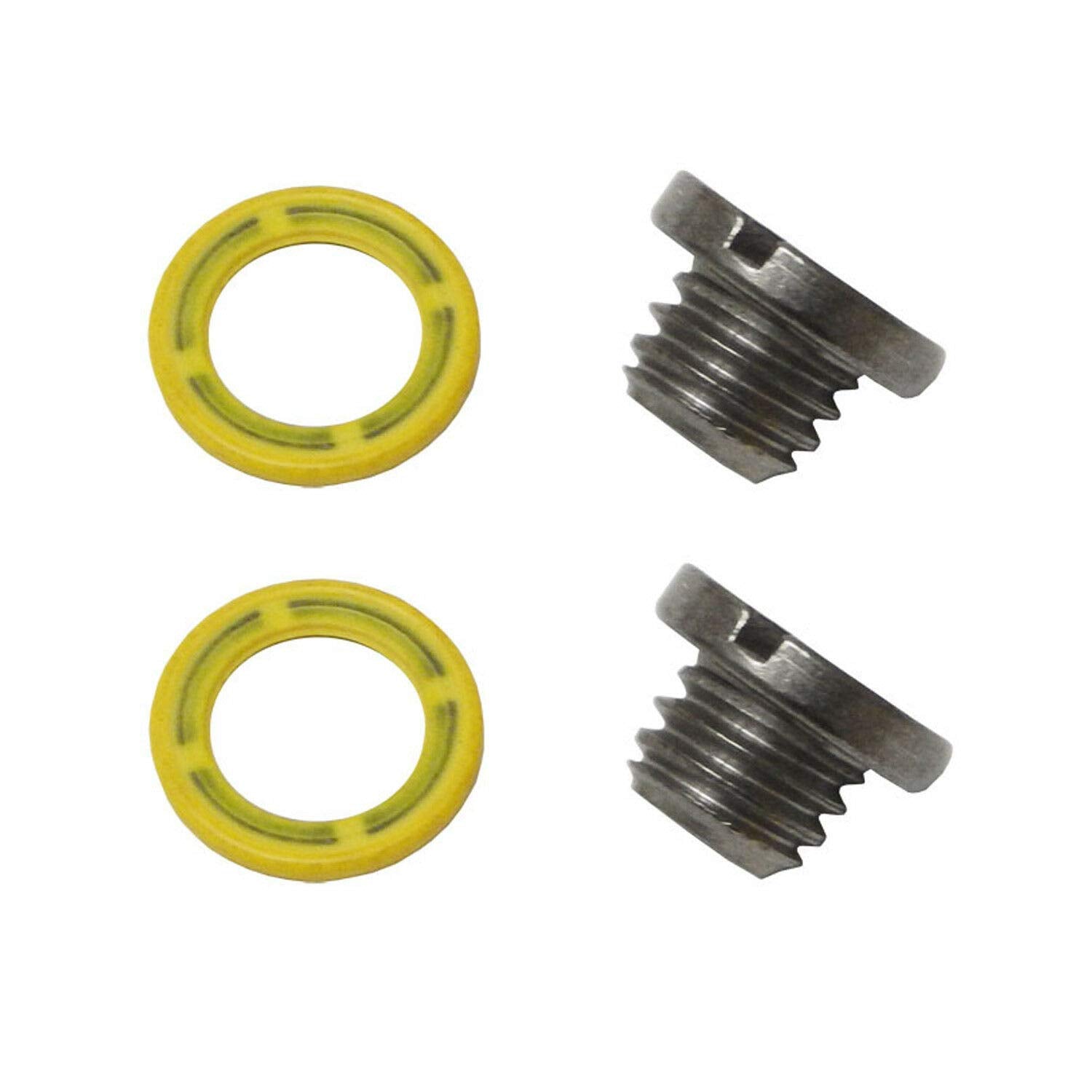 2 Pcs Marine Drain Plug Screw Kits For Mercury Mercruiser Replaces 10-79953Q2 10-79953A2 18-2244 22420 10-79953Q04