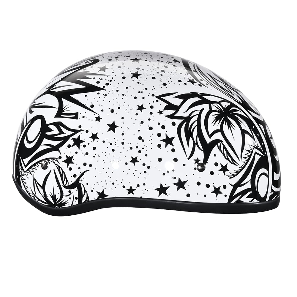 D.O.T. Daytona Skull Helmet- W/Lovesee- 2Xl