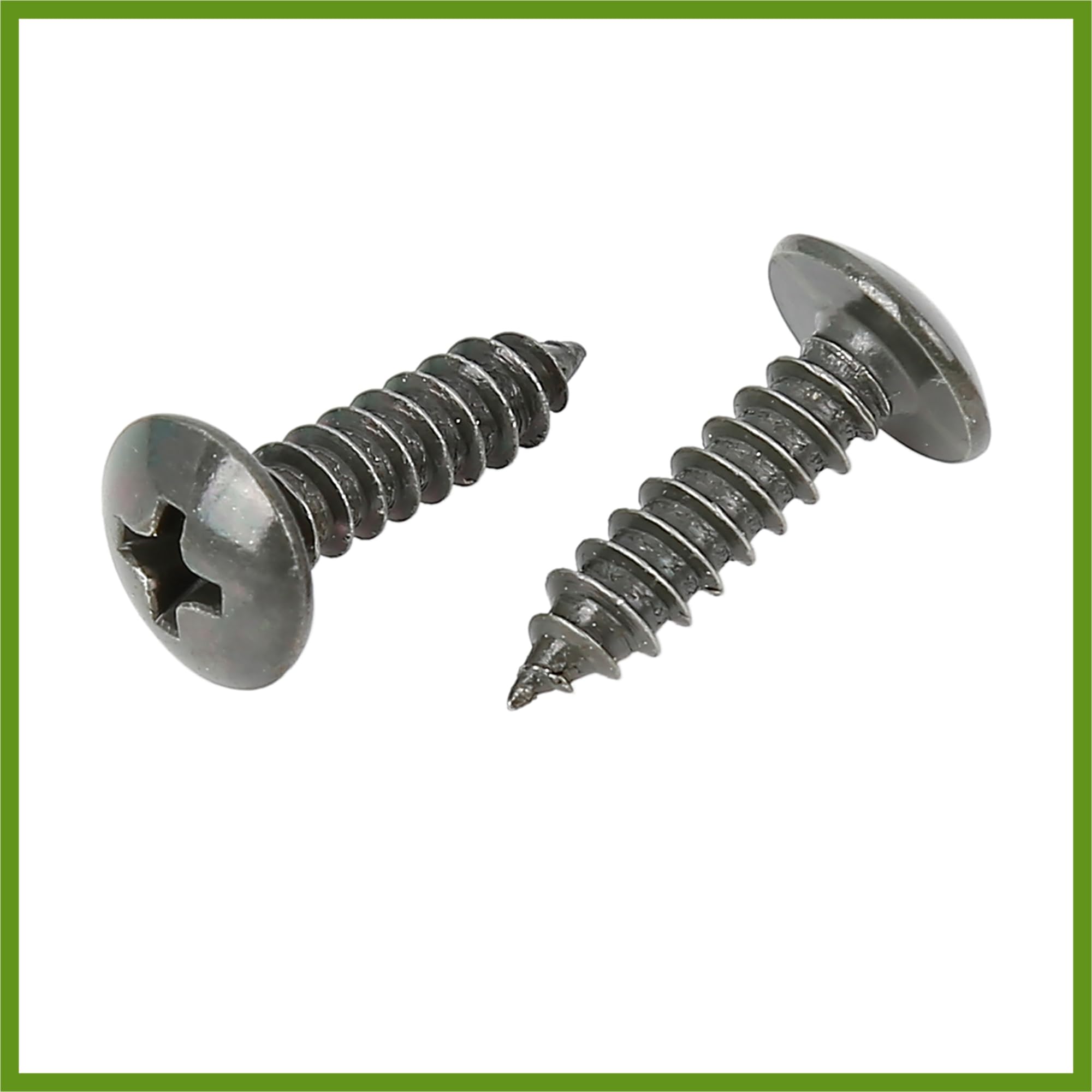 HOPESPANNER 50 Sets 4.2x16mm U Clip Screw Assortment Car Clips Fasteners with Screws for Bumper Dash Door Panel Interior Army Gr