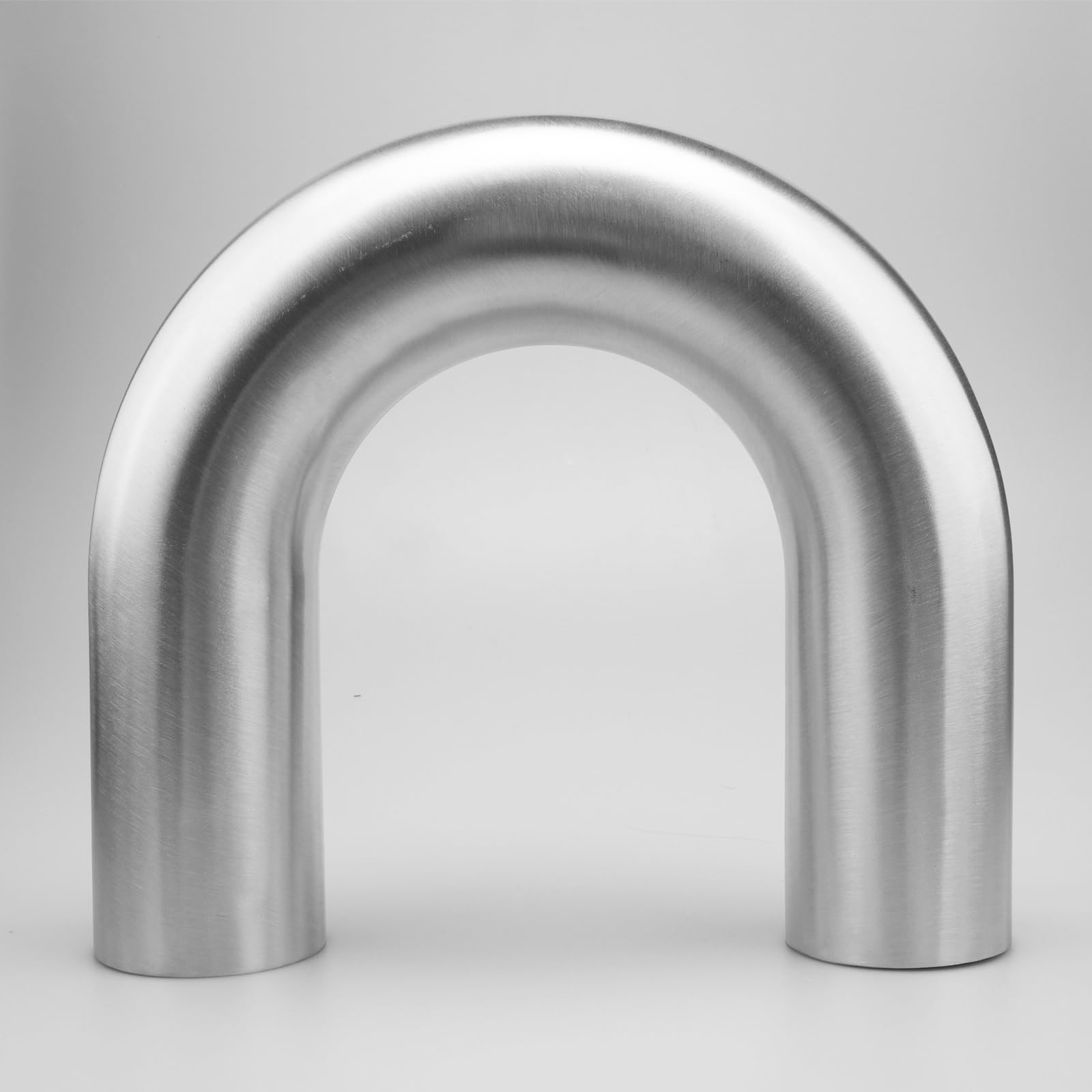 Ac Performance 2.5'' (63Mm) Od 180 Degree Aluminum Elbow Intercooler Pipe Air Intake Tube, 1.5D Radius, Center To Center Distanc