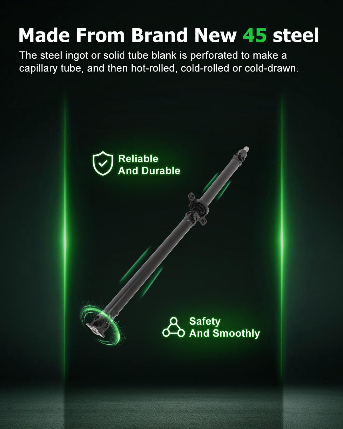 Scitoo 60.125'' Rear Drive Shaft Assembly Propeller Shaft Compatible For Saab 9-2X 2005-2006,For Subaru Impreza 1995-1997 2002-2